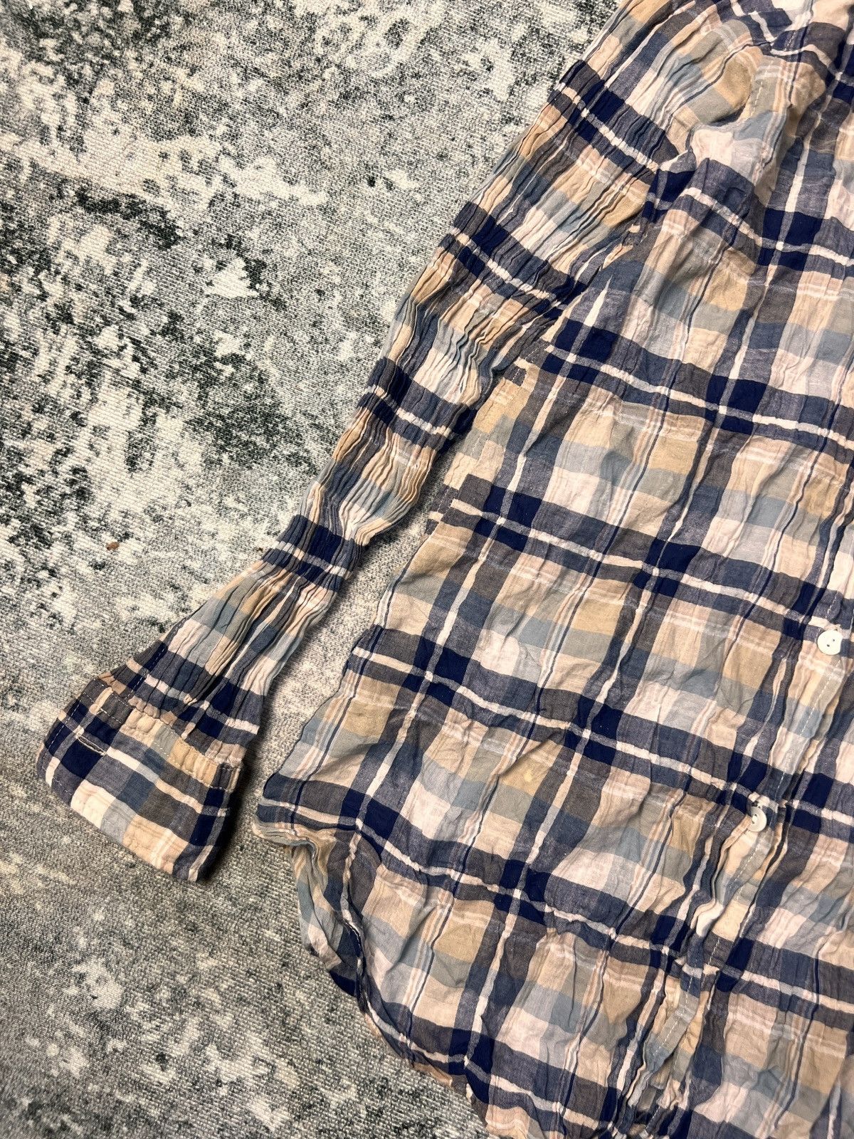 GOA Vintage GOA Shrink Wrinkle Sheer Shirt Size US M / EU 48-50 / 2 - 6 Thumbnail