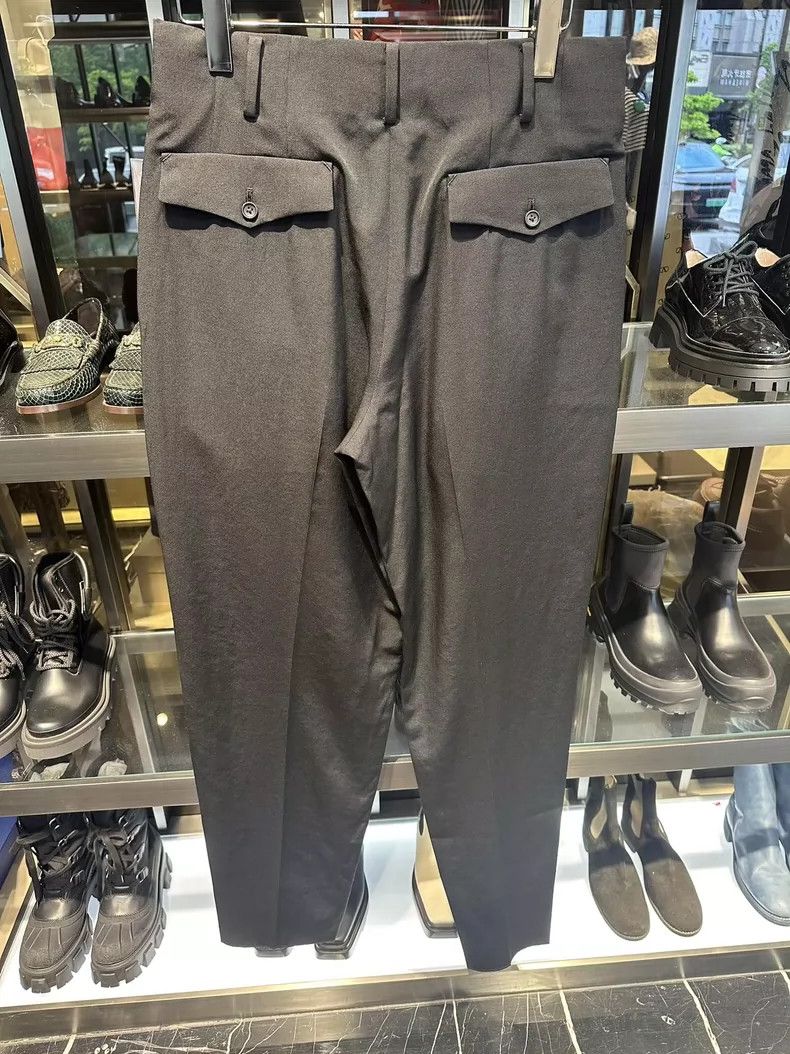 Yohji Yamamoto Yohji Yamamoto size 2 Wool slacks pants Size US 28 / EU 44 - 2 Thumbnail