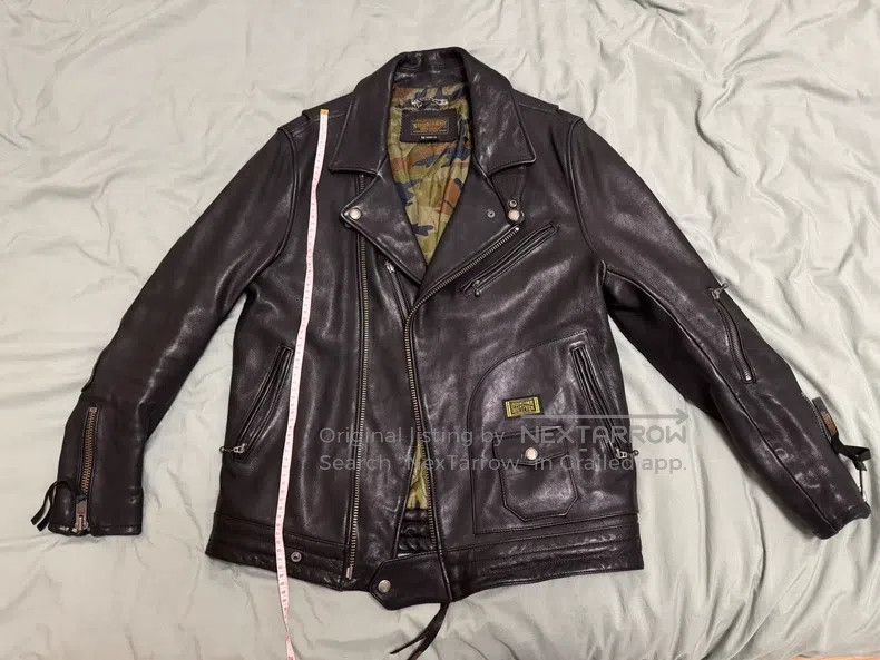 Neighborhood Neighborhood Zippered Leather Jacket M Size Size US M / EU 48-50 / 2 - 1 Thumbnail