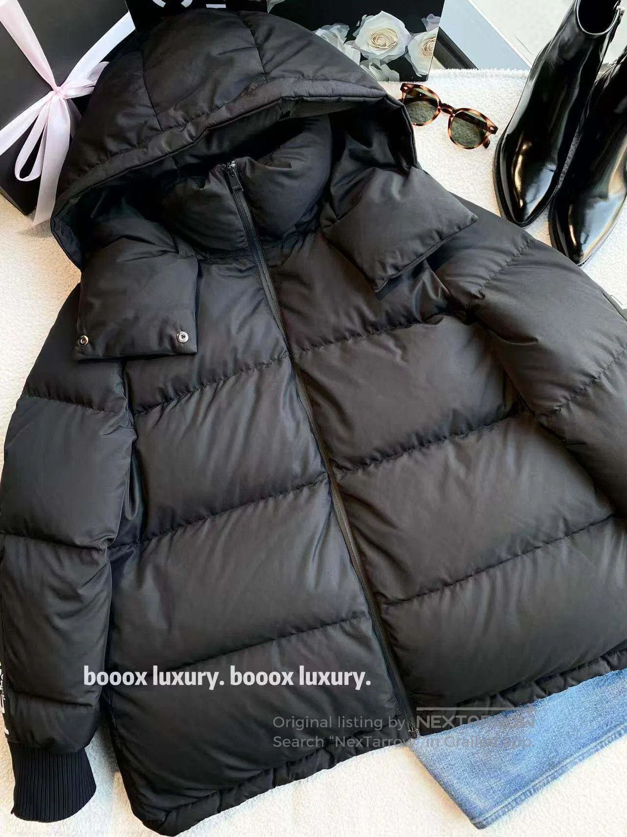 Fendi Fendi Letter Logo sleeve badge black down jacket| Size XS / US 0-2 / IT 36-38 - 1 Thumbnail