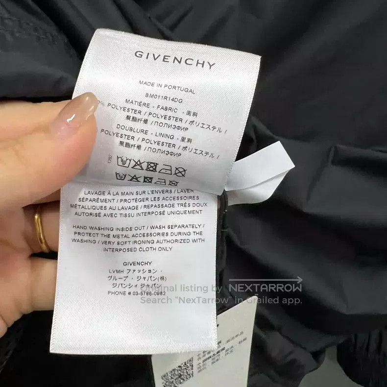 Givenchy Givenchy Size48 Black Side Letter Zipper Jacket Size 48 Size US M / EU 48-50 / 2 - 3 Thumbnail