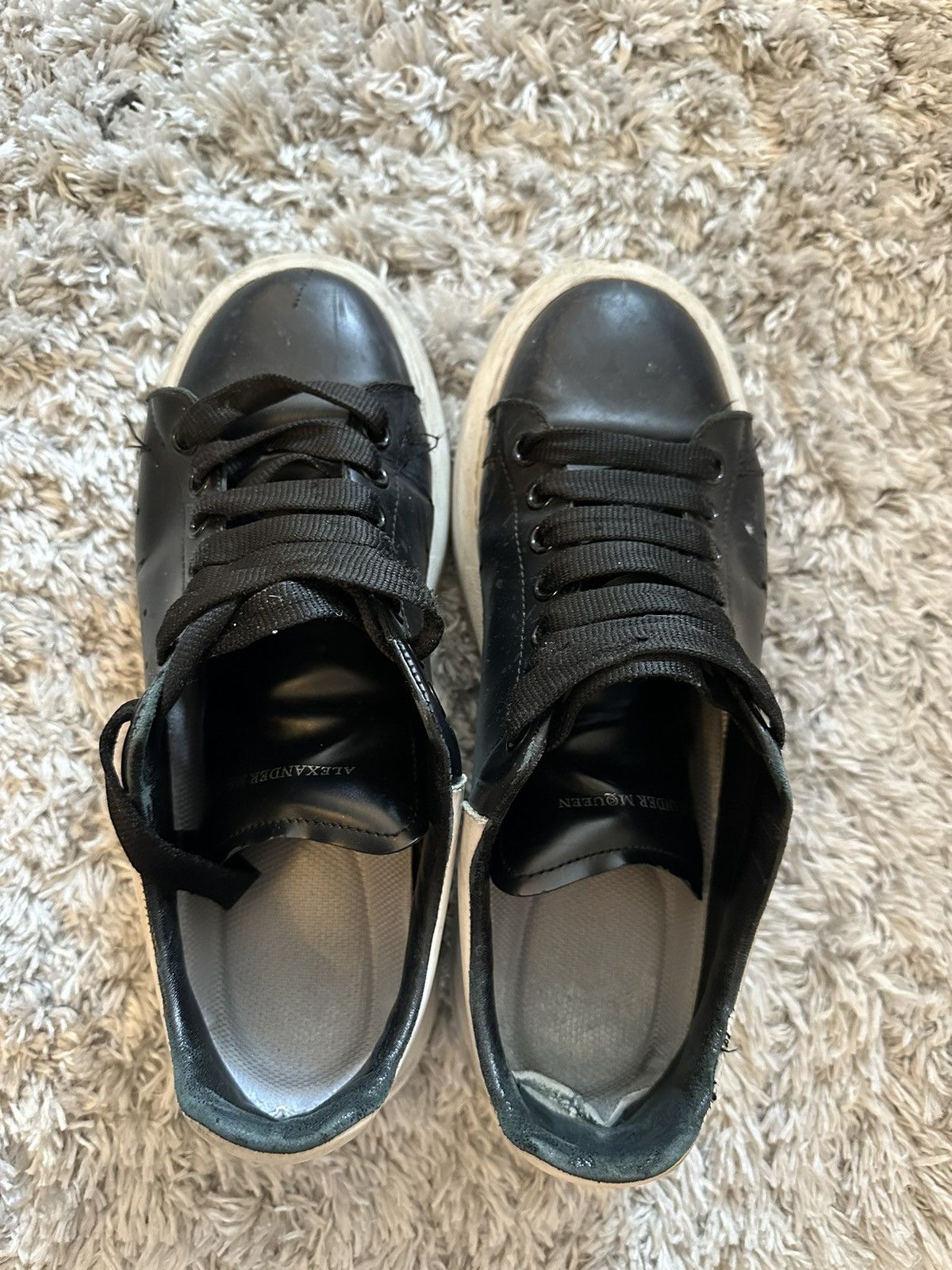 image of Alexander Mcqueen Alexander Mcq Sneakers in Black, Men's (Size 9.5)