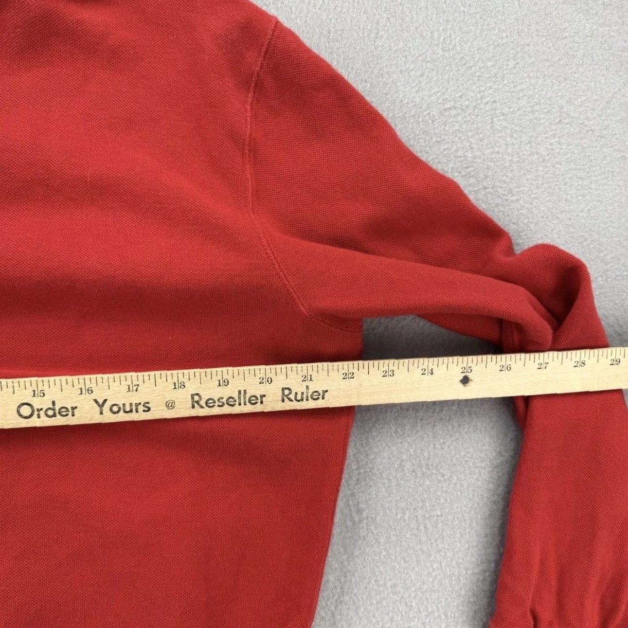 Polo Ralph Lauren Polo Ralph Lauren Sweatshirt Mens M Red 1/4 Zip Mock Neck Pullover Logo Sweatshirt Size US M / EU 48-50 / 2 - 5 Thumbnail