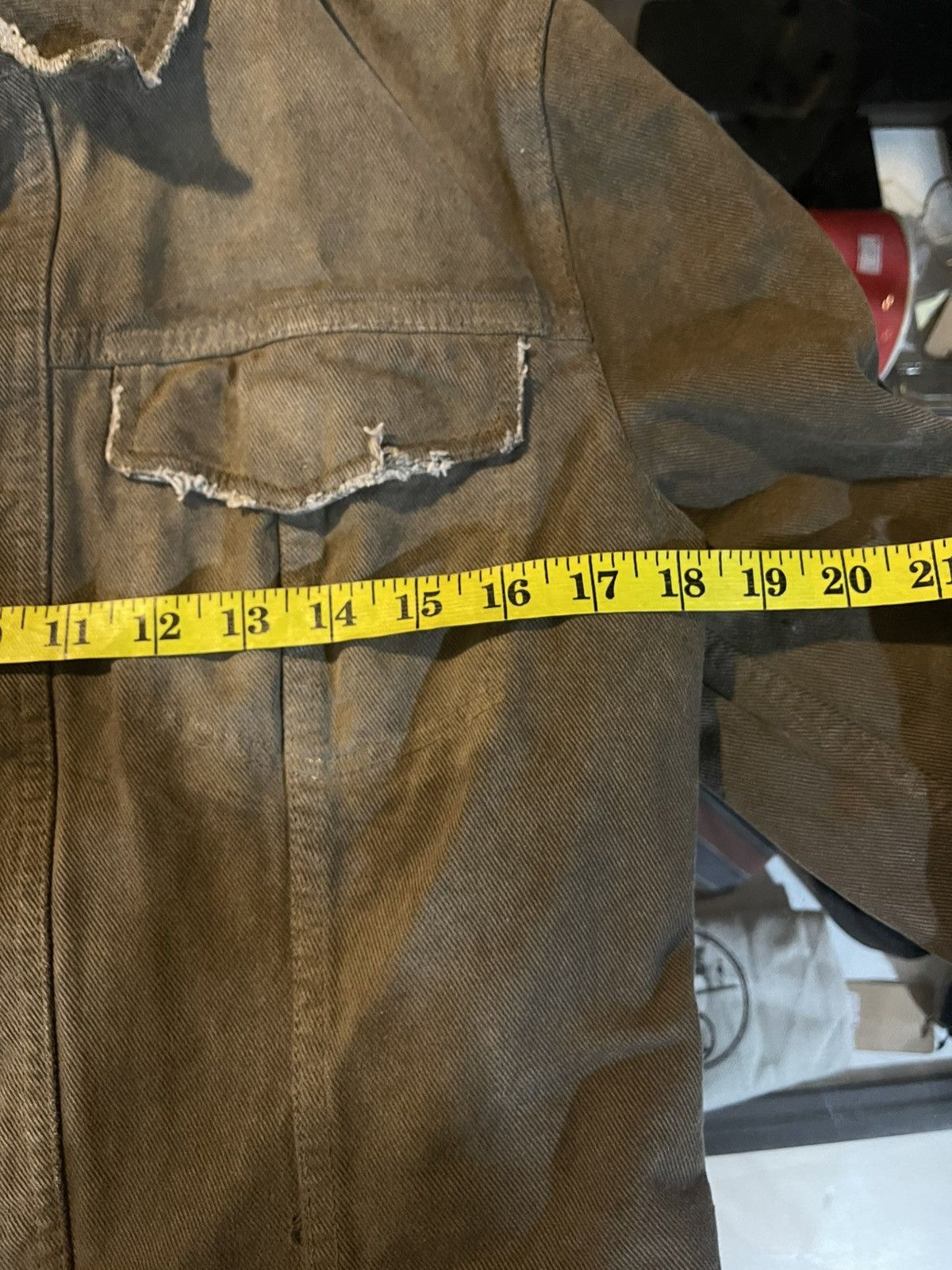 Dolce & Gabbana VINTAGE DOLCE & GABBANA MILITARY KHAKI DENIM JACKET Size S / US 4 / IT 40 - 7 Thumbnail