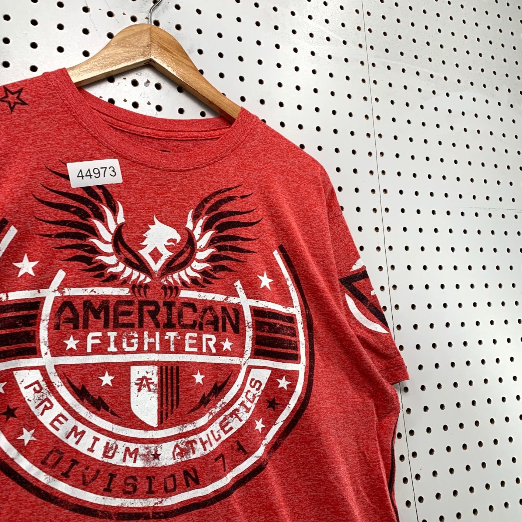 Vintage American Fighter Shirt Mens 2XL Red Premium UFC MMA Training Shirt Shirt Size US XXL / EU 58 / 5 - 5 Thumbnail