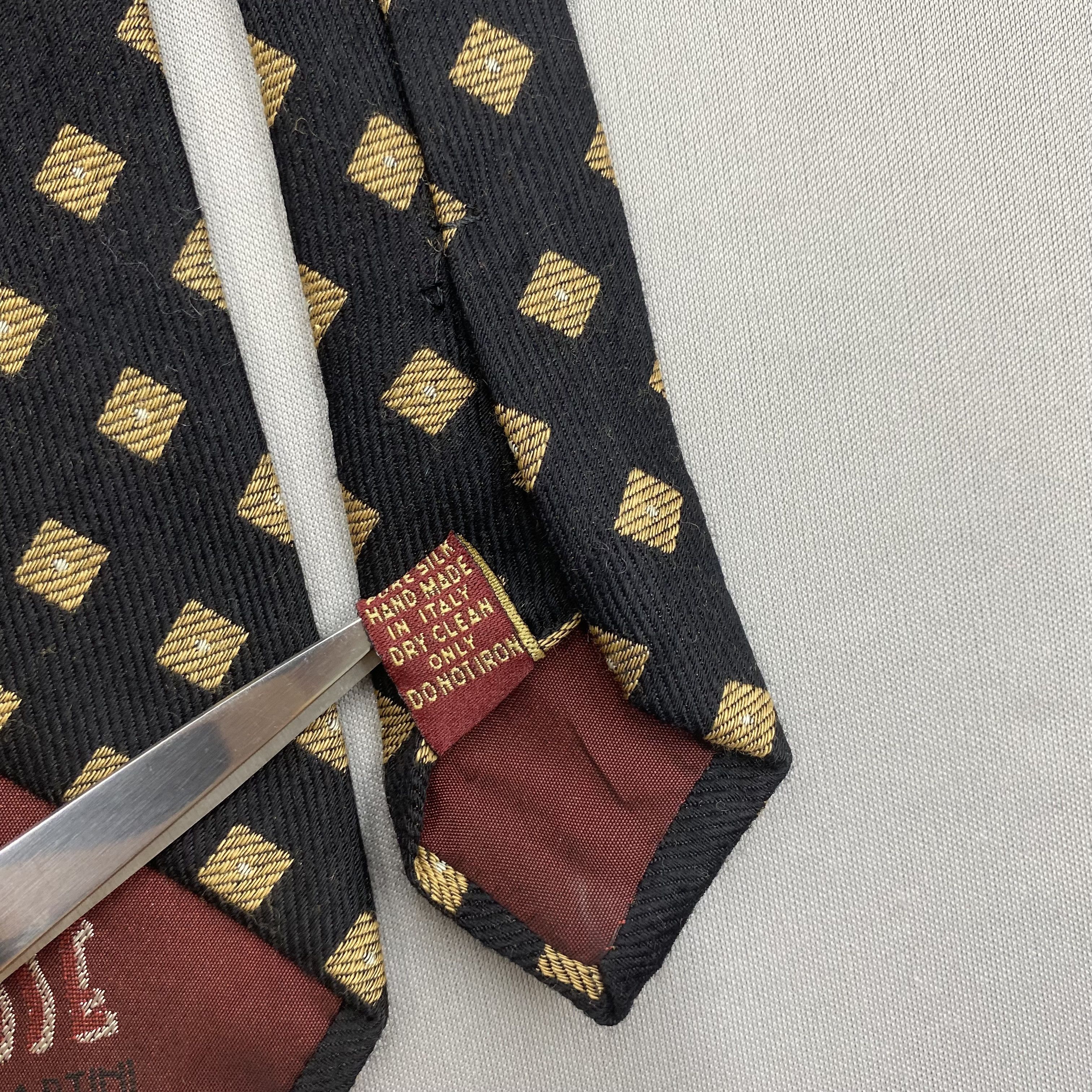 Alviero Martini Vintage Alviero Martini SILK Necktie Cravate Pure Silk Size ONE SIZE - 7 Thumbnail