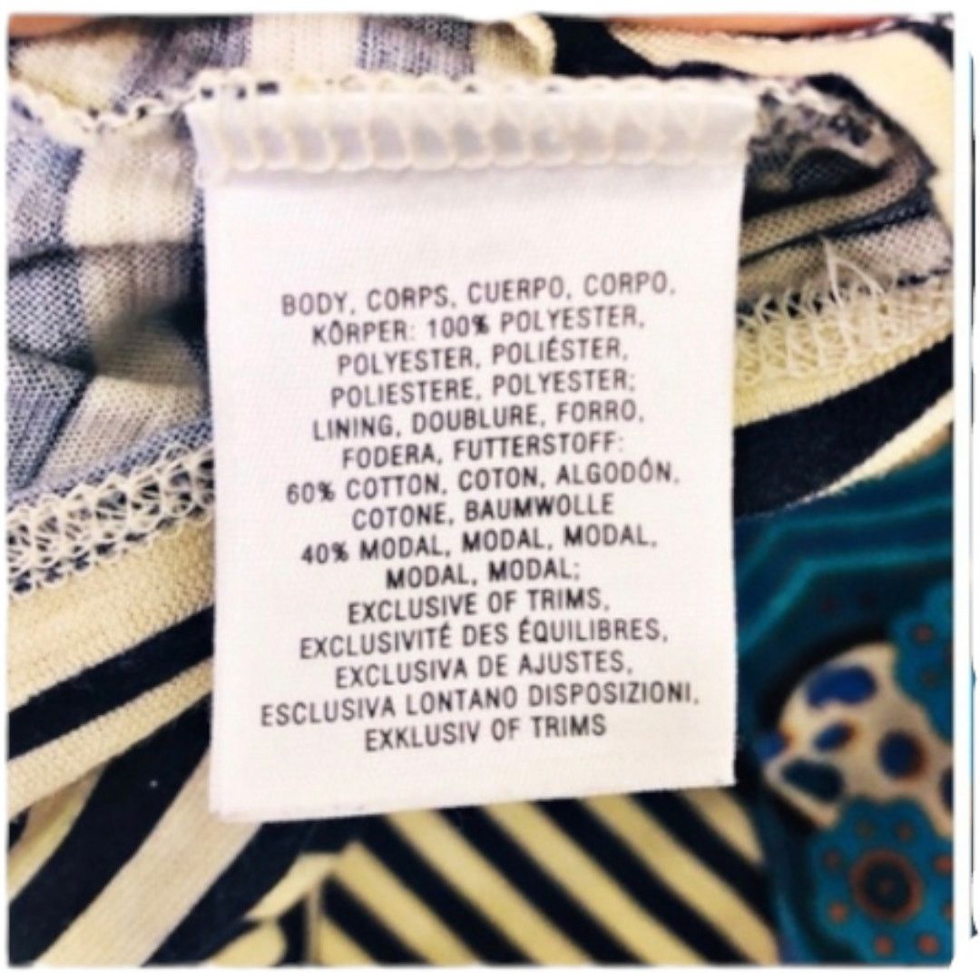 Anthropologie ANTHROPOLOGIE Blue Merlon Geometric Tank Meadow Rue Medium Size M / US 6-8 / IT 42-44 - 6 Thumbnail