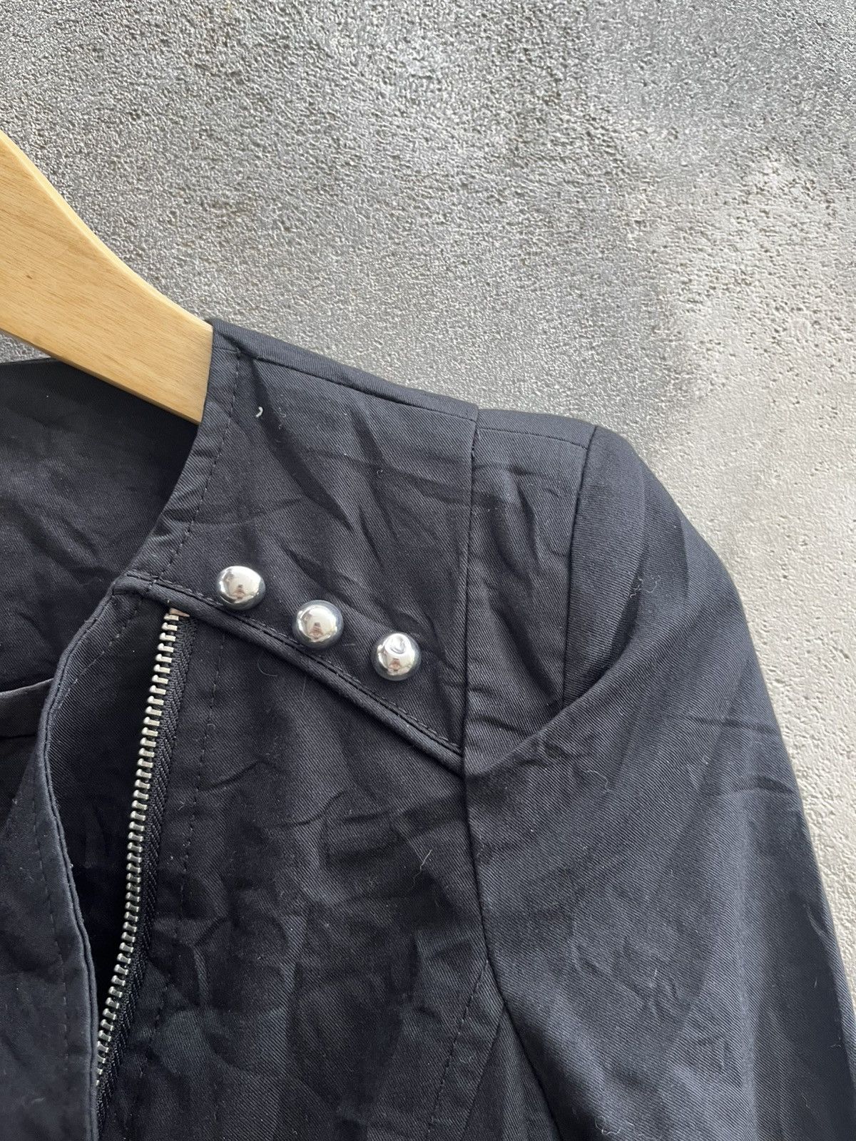 Comme des Garcons × Toga × Yohji Yamamoto KISSBON Jaket Ruffle Avant-Garde Jepang – Inspired by Yohji Size US M / EU 48-50 / 2 - 6 Thumbnail