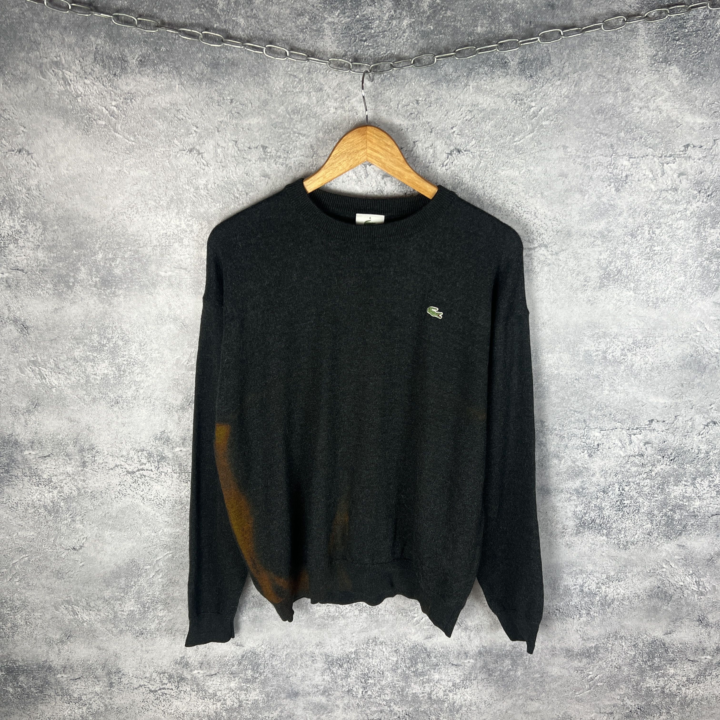 Lacoste Lacoste Sweater Men's Size 6 Gray Long Sleeve Size US L / EU 52-54 / 3 - 1 Thumbnail