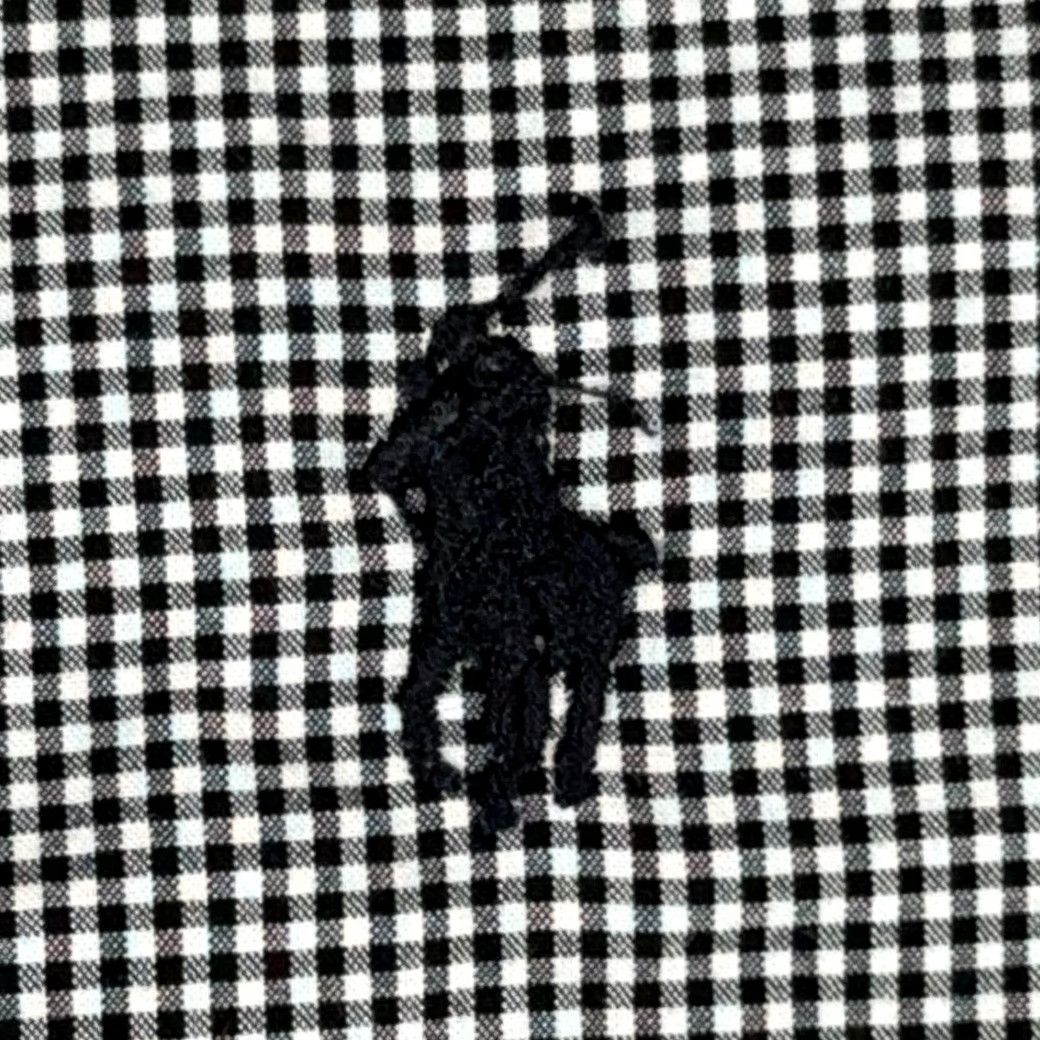 Ralph Lauren Ralph Lauren Shirt Adult MEDIUM Black White Checkered Gingham Pony Logo Preppy Size US M / EU 48-50 / 2 - 6 Thumbnail