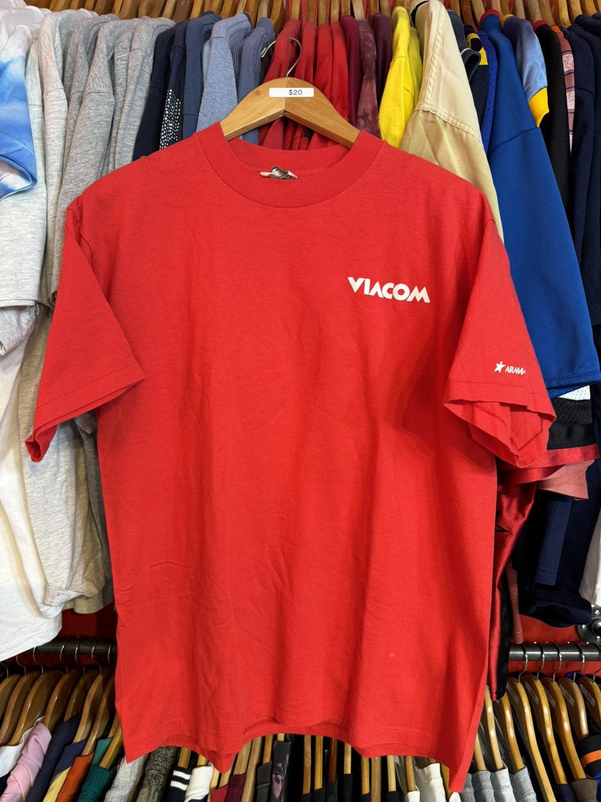 Mtv × Vintage 1986 MTV Viacom Vintage Employee 80’s T-Shirt Size US L / EU 52-54 / 3 - 6 Thumbnail
