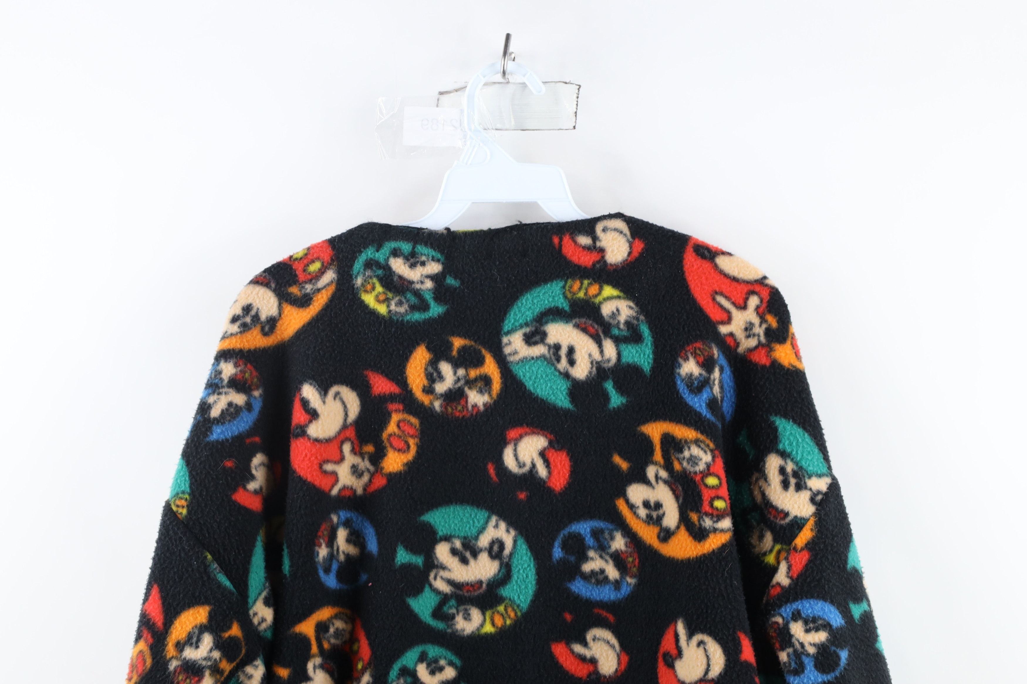 Disney × Vintage Vintage 90s Disney Mickey Mouse All Over Print Fleece Size M / US 6-8 / IT 42-44 - 10 Thumbnail