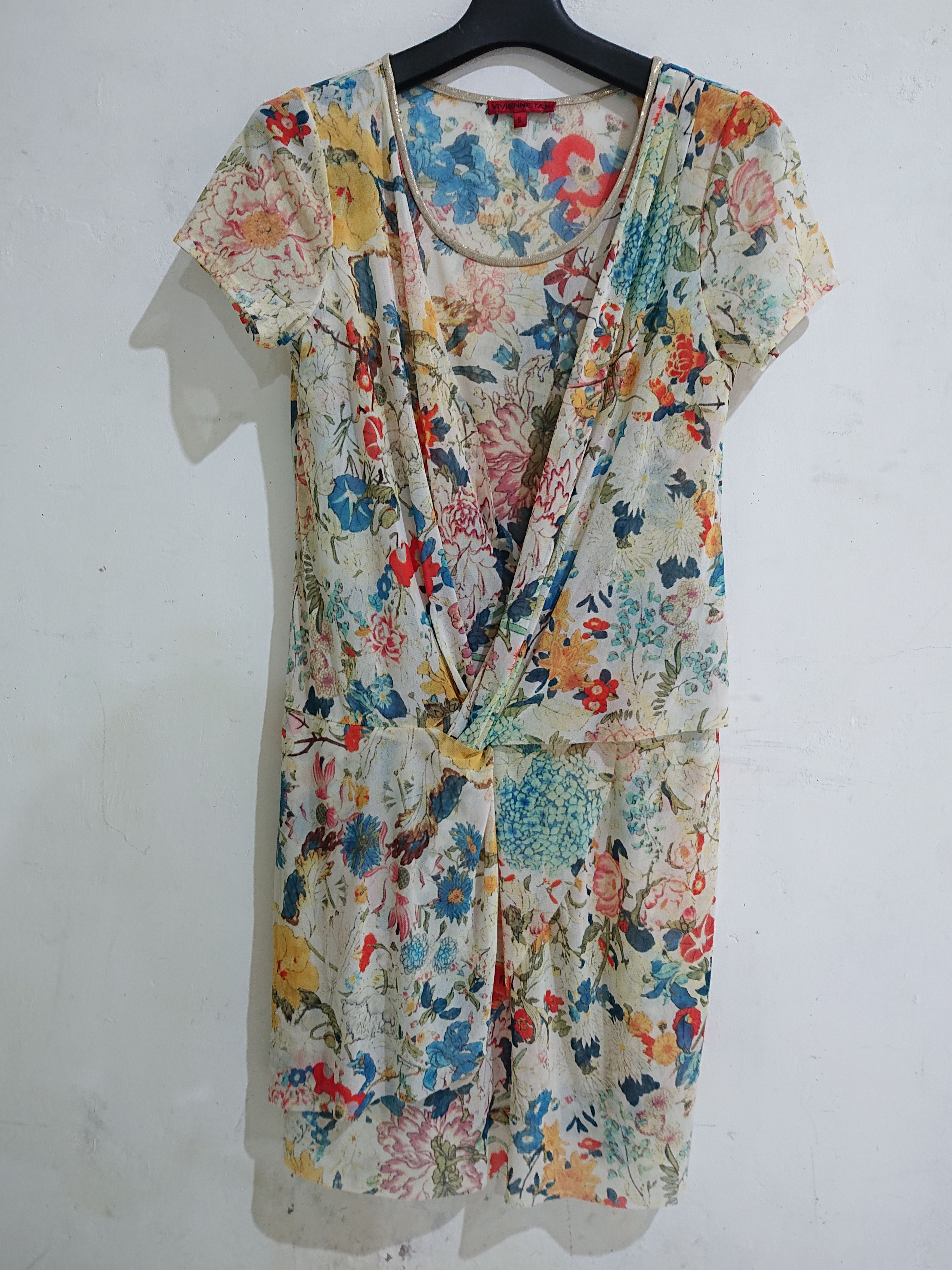 knee length dresses for ladies Vivienne Tam Tropical Mesh Dress (M/L) main image 1