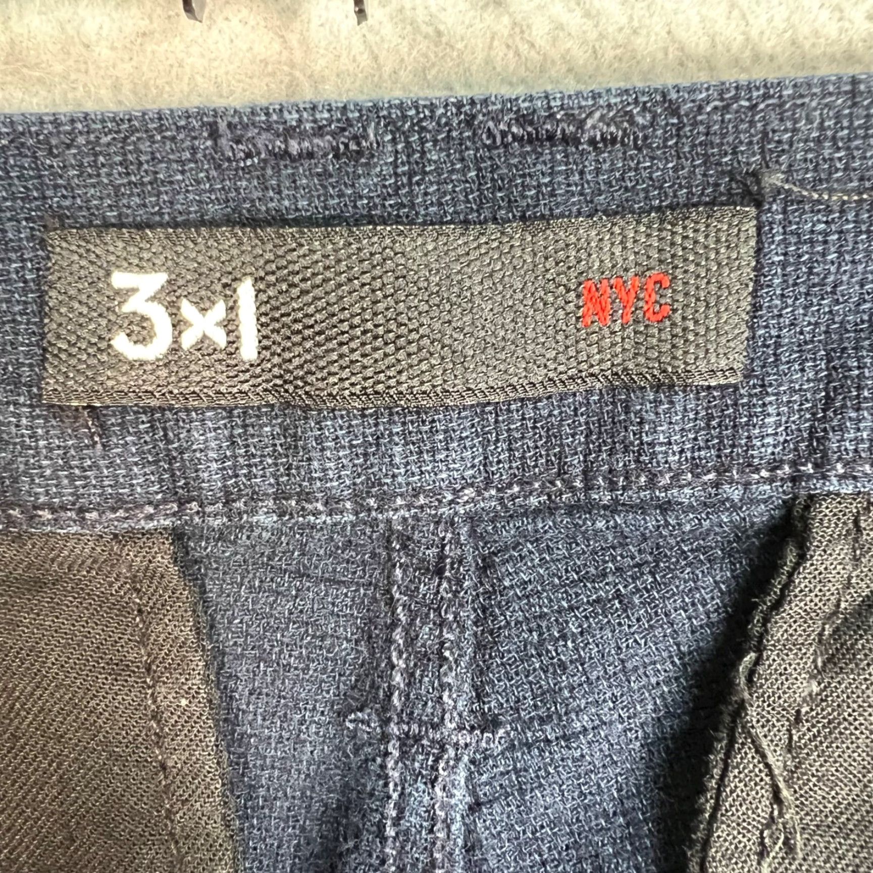 3x1 3x1 NYC Mens Navy Cotton Jogger Pants Medium Tapered Fit Casual Size US 31 - 3 Thumbnail