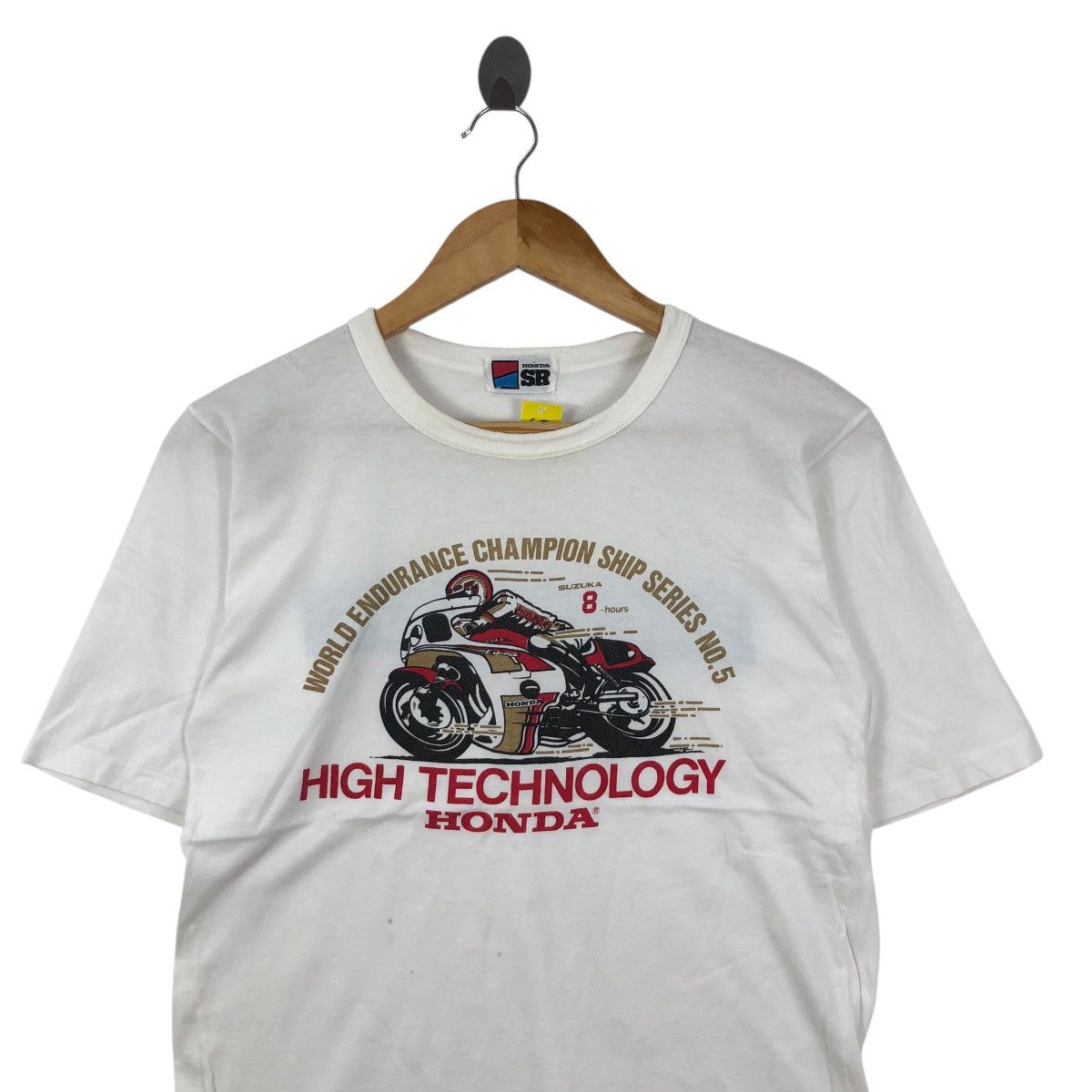 Honda Vintage HONDA SR Suzuka 8 Hours Tee Shirt Racing Motorcycle Size US S / EU 44-46 / 1 - 2 Thumbnail