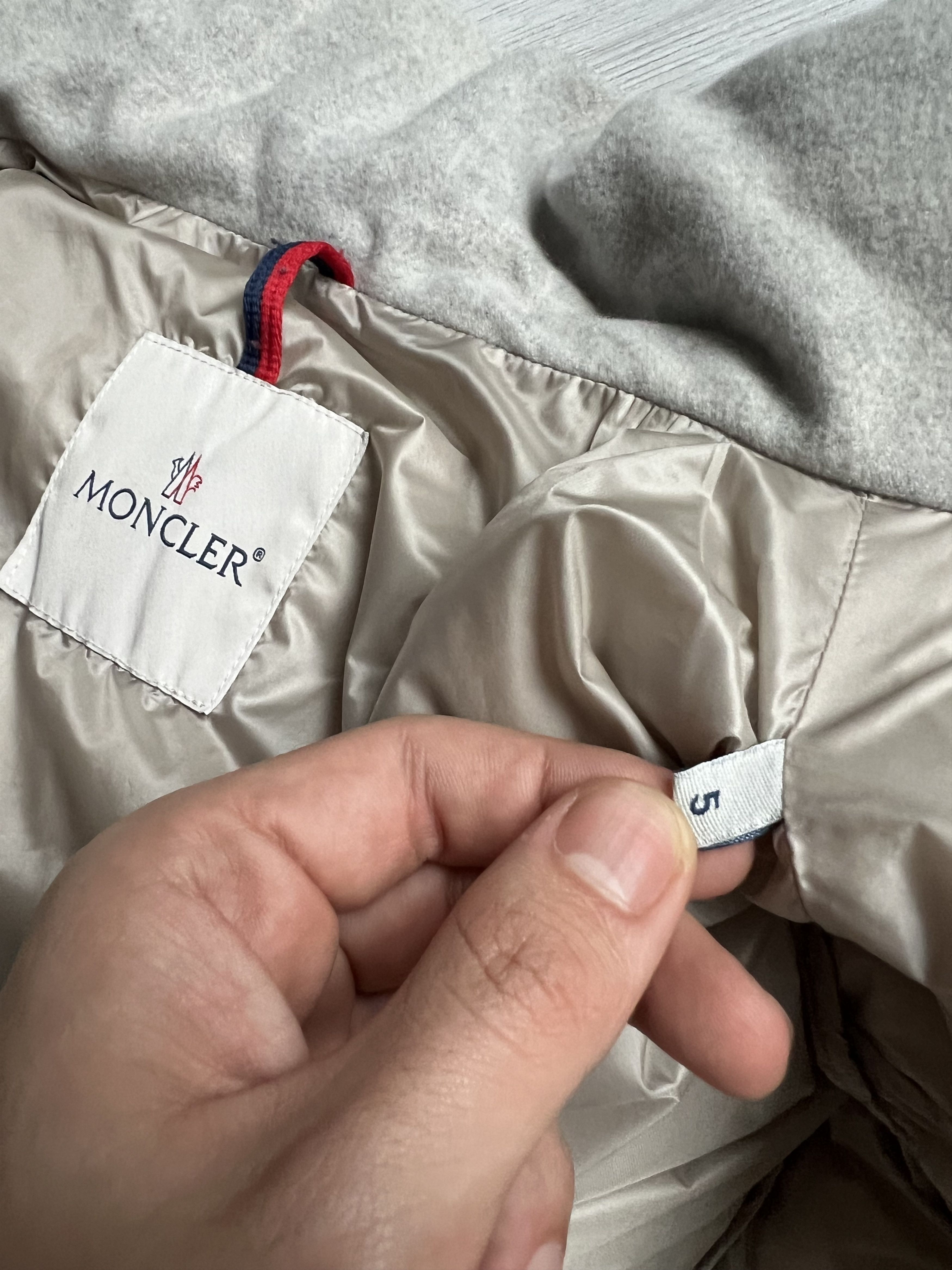 Moncler Moncler Torcyn Giubbotto Beige Padded Coat Women’s Size XL / US 12-14 / IT 48-50 - 11 Thumbnail