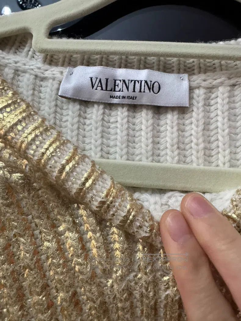 Valentino Valentino Gold sweater Size S / US 4 / IT 40 - 2 Thumbnail