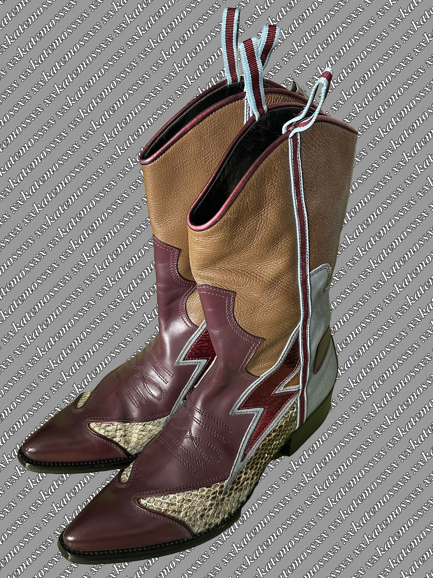 image of Miu Miu Men's 1999 Cowboy Boots (Size 8.5)