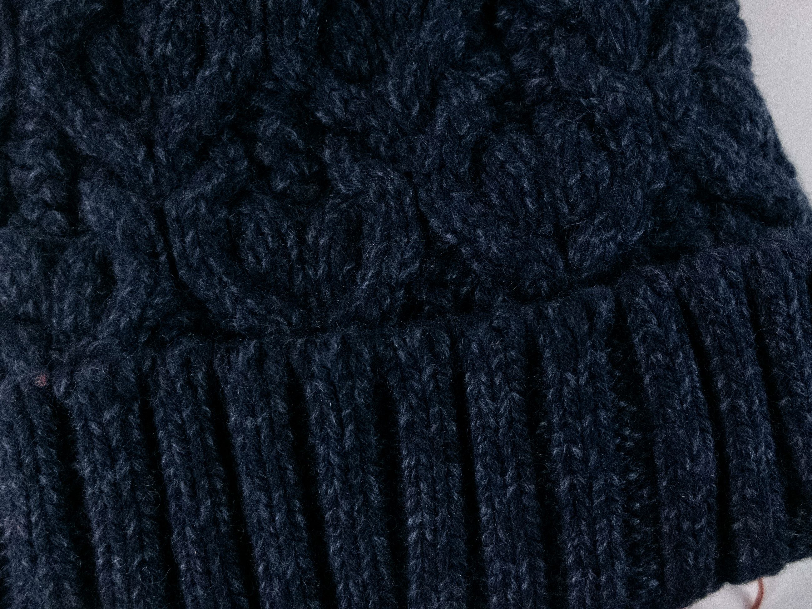 Loro Piana LORO PIANA Penhill navy blue baby cashmere beanie hat Size ONE SIZE - 4 Thumbnail