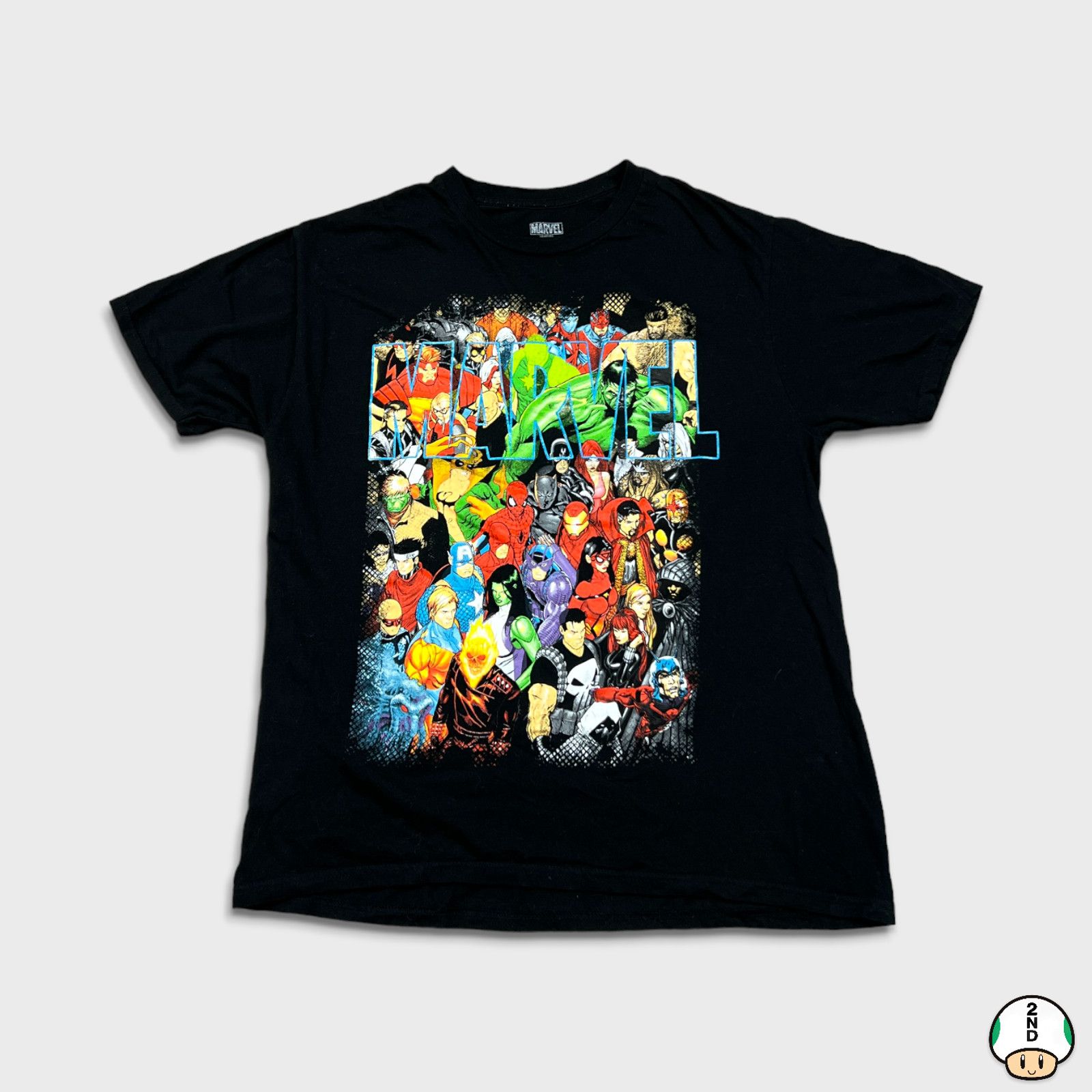 Marvel Comics × Vintage Marvel Universe T Shirt Large Comic Hero Short Sleeve Tee Size US L / EU 52-54 / 3 - 1 Thumbnail