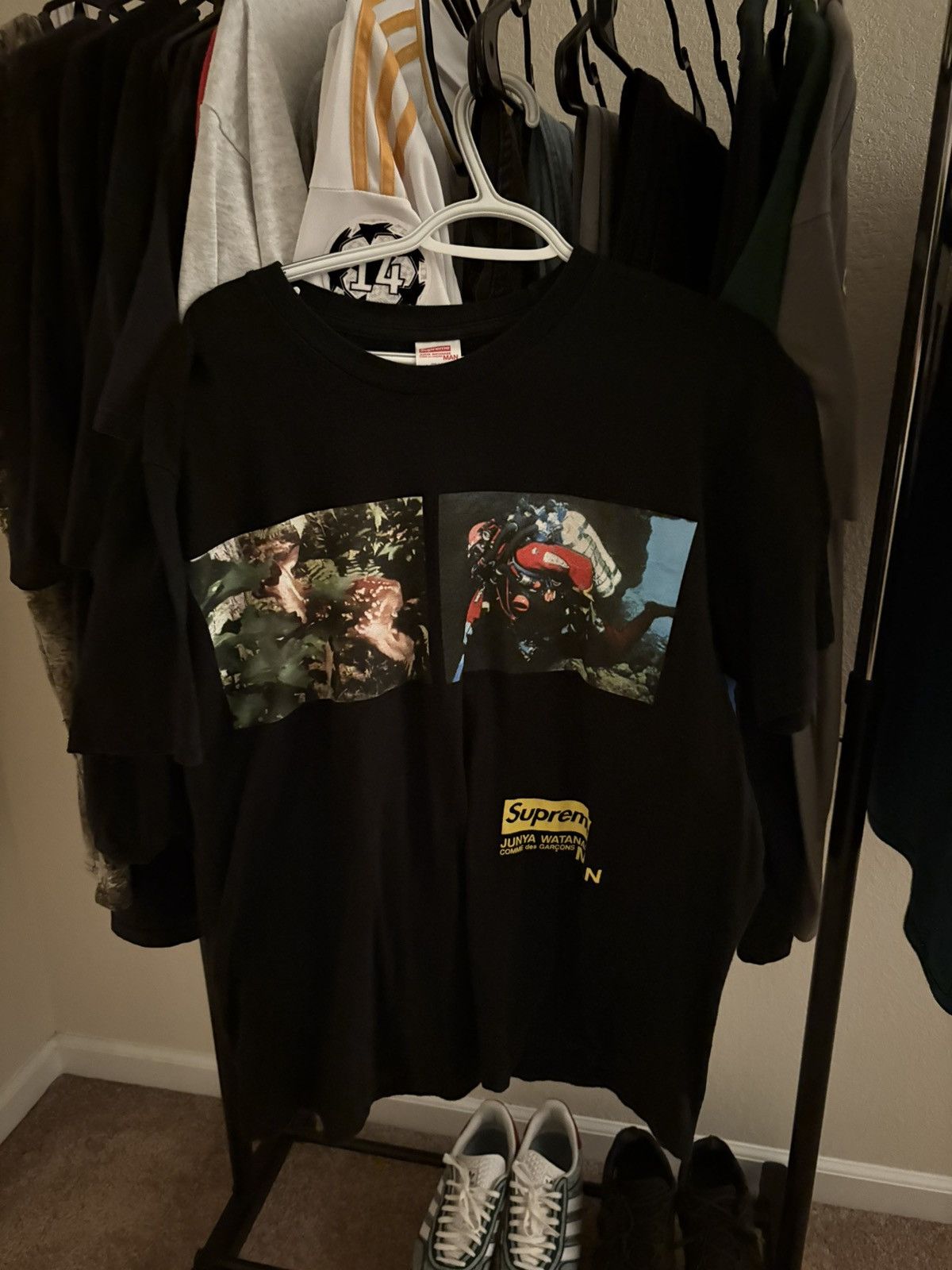 Supreme x Jordan Biggie short-sleeve T-shirt | Black | FARFETCH