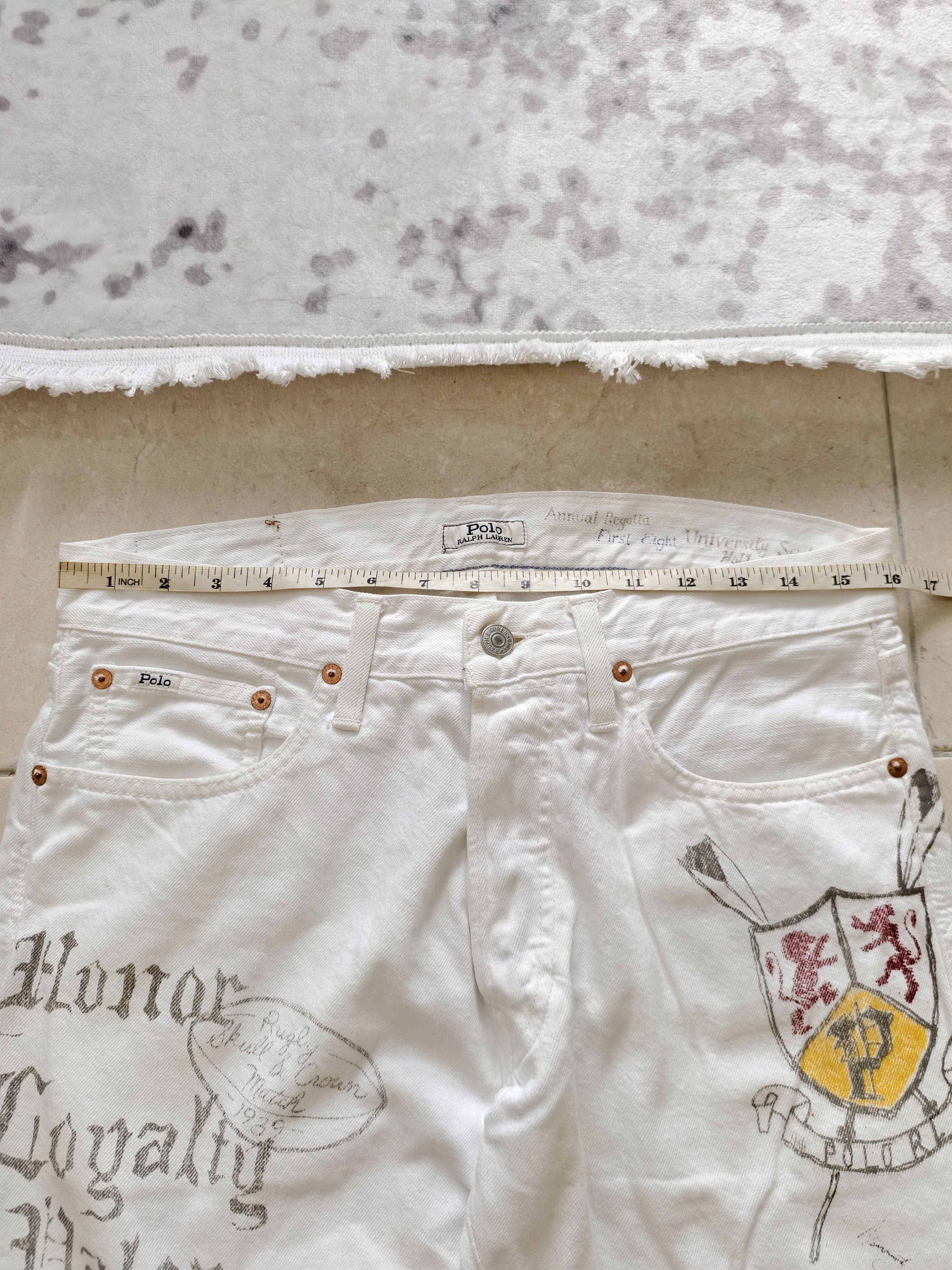 Polo Ralph Lauren 🔥STEALS🔥Very Rare Polo Ralph Lauren Sullivan Printed Jeans Size US 32 / EU 48 - 12 Thumbnail