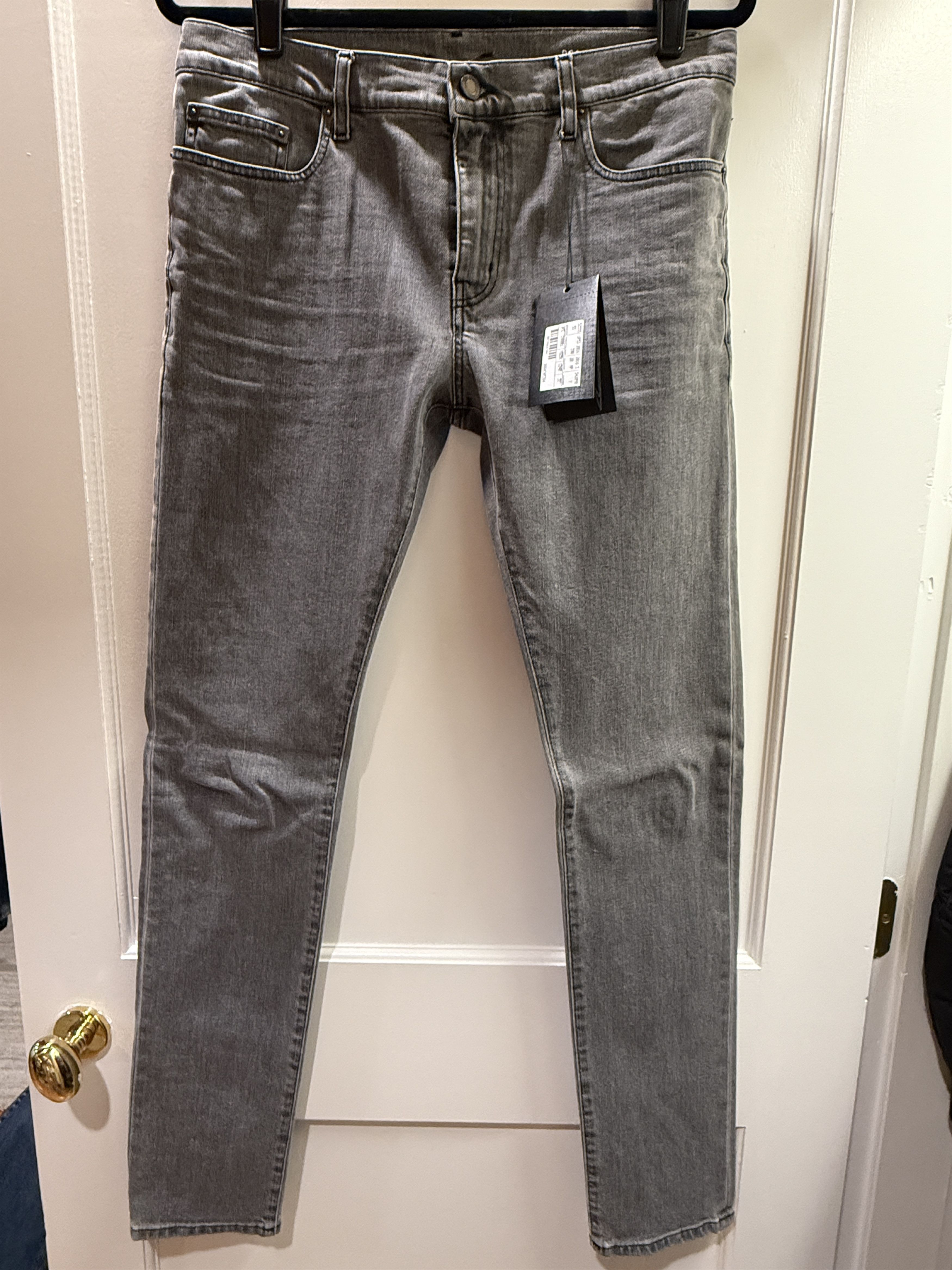 Saint Laurent Paris Saint Laurent Paris Size 31 Grey Jeans Size US 31 - 1 Thumbnail