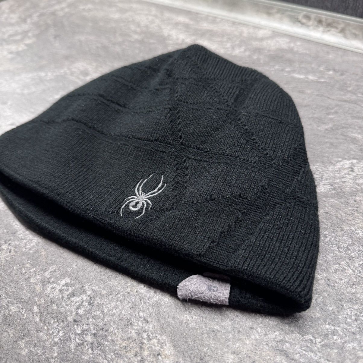 Spyder Spyder Spider Web Beanie Hat Y2K Size ONE SIZE - 2 Thumbnail