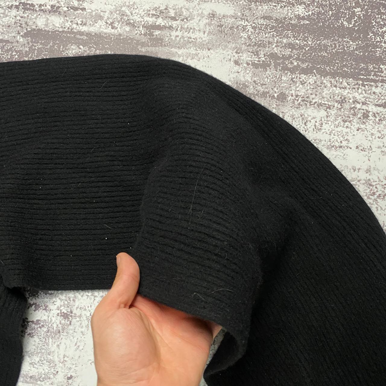 Lacoste Lacoste 100% Lana-wool scarf y2k Black Y2K Size ONE SIZE - 3 Thumbnail