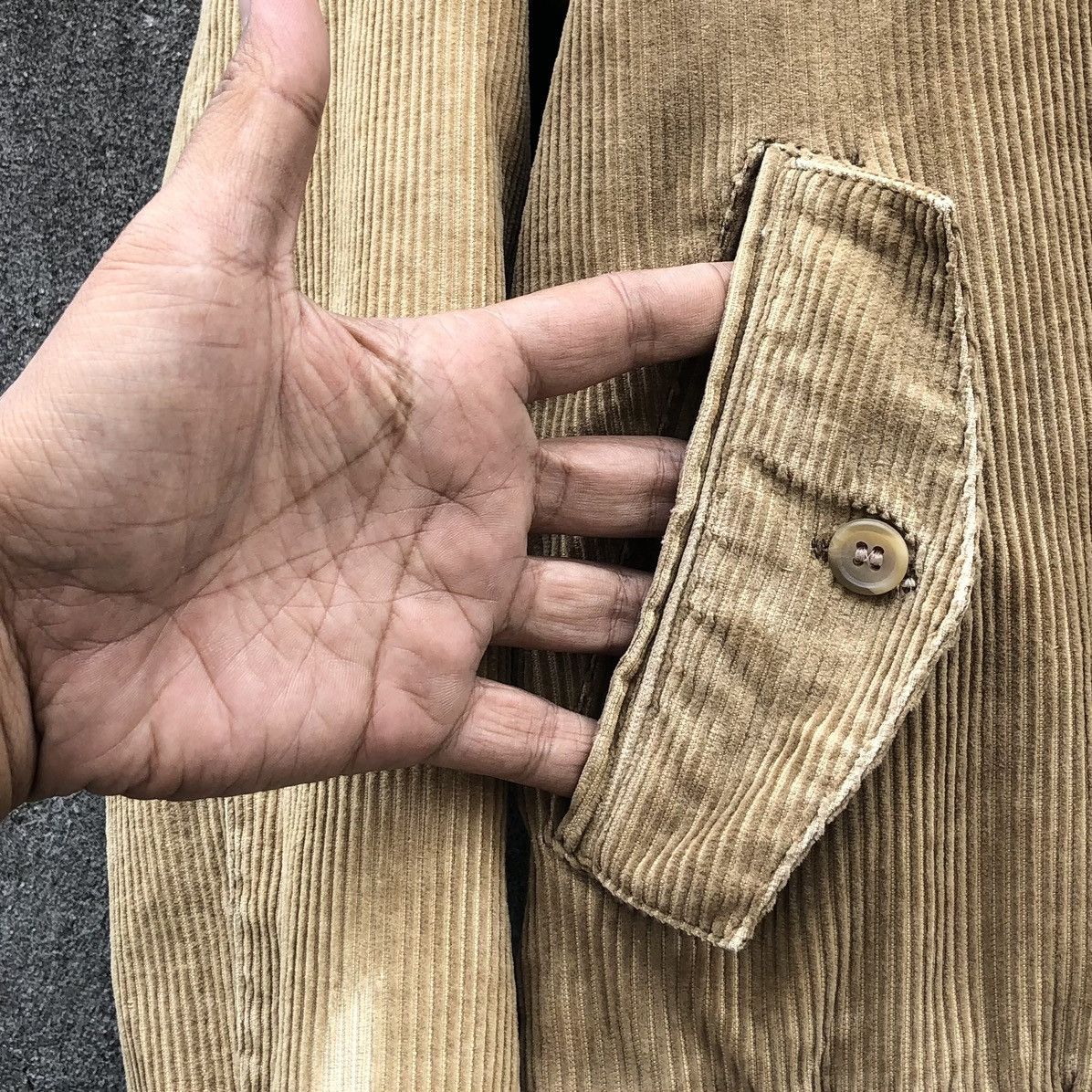 Vintage Vintage 90s Izod Corduroy Bomber Jacket Size US S / EU 44-46 / 1 - 5 Thumbnail