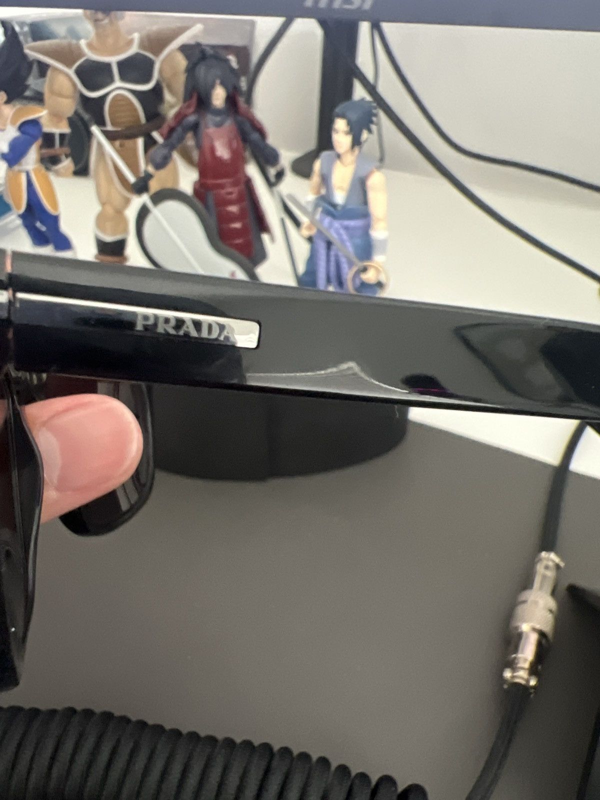 Men Prada Sunglasses Black Frames.