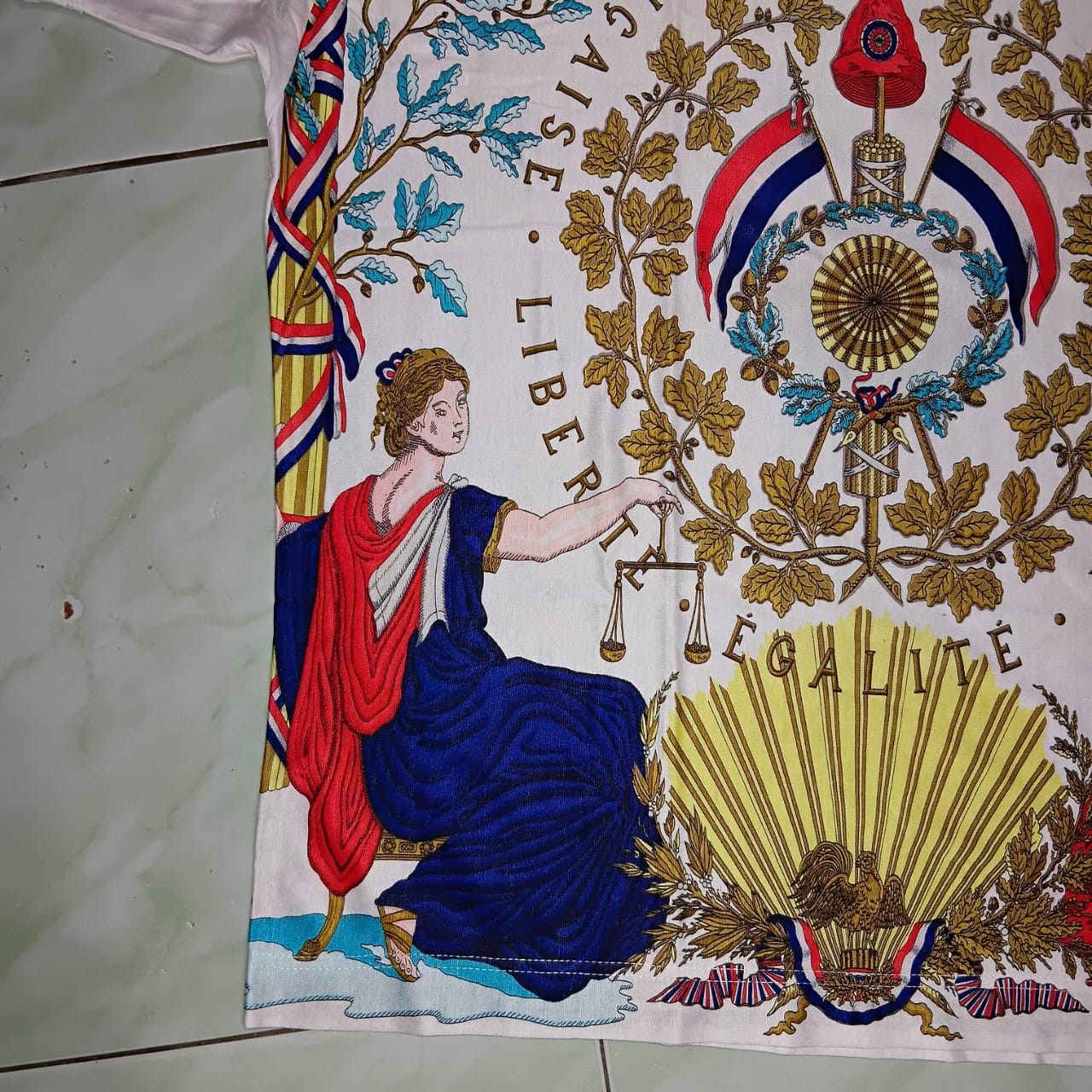 Hermes Rare vintage Hermes Paris fraternite republique francaise Size US L / EU 52-54 / 3 - 7 Thumbnail