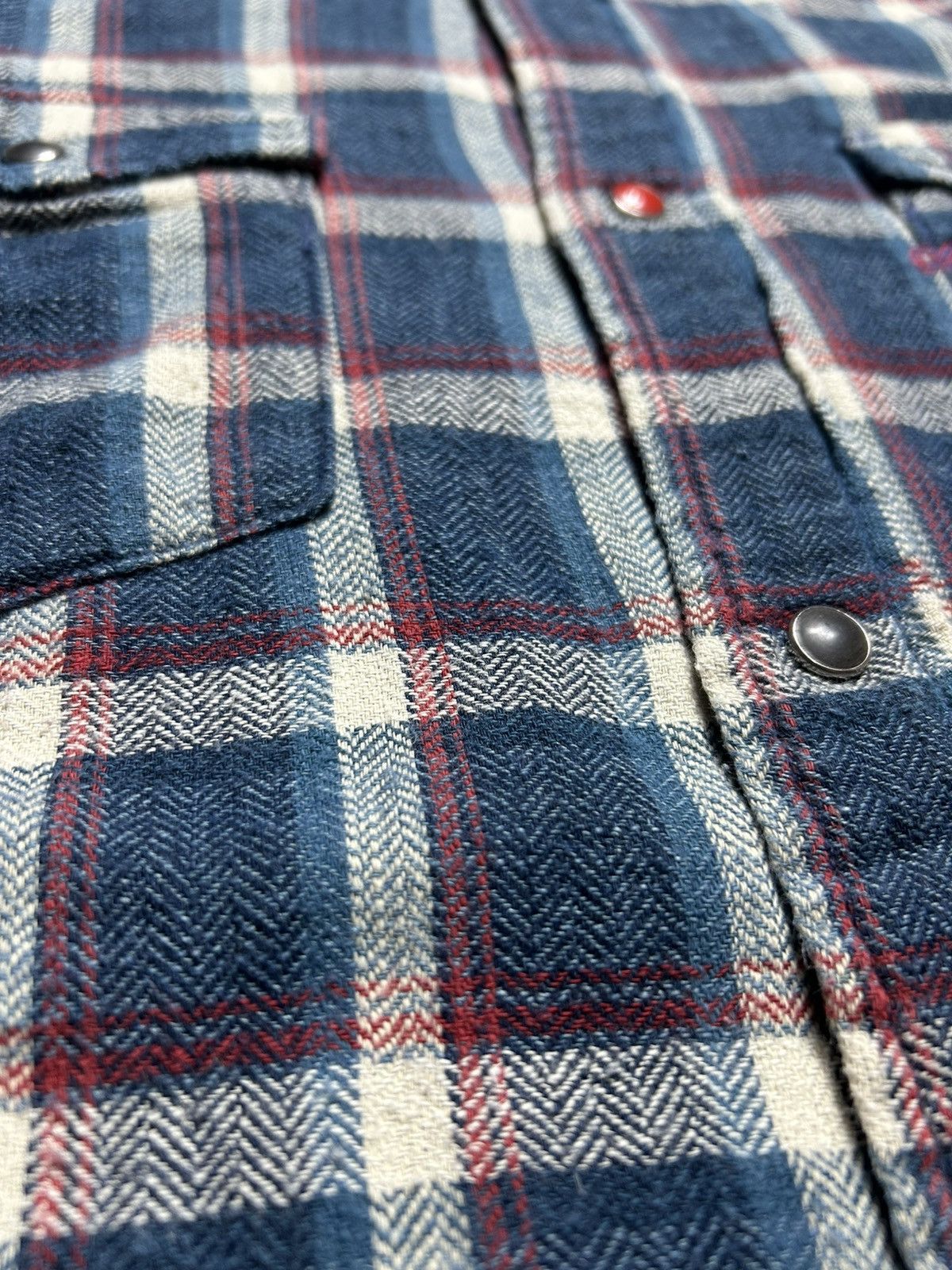 45rpm 2000s 45RPM Western Plaid Snap Button Up Shirt Size US S / EU 44-46 / 1 - 8 Thumbnail