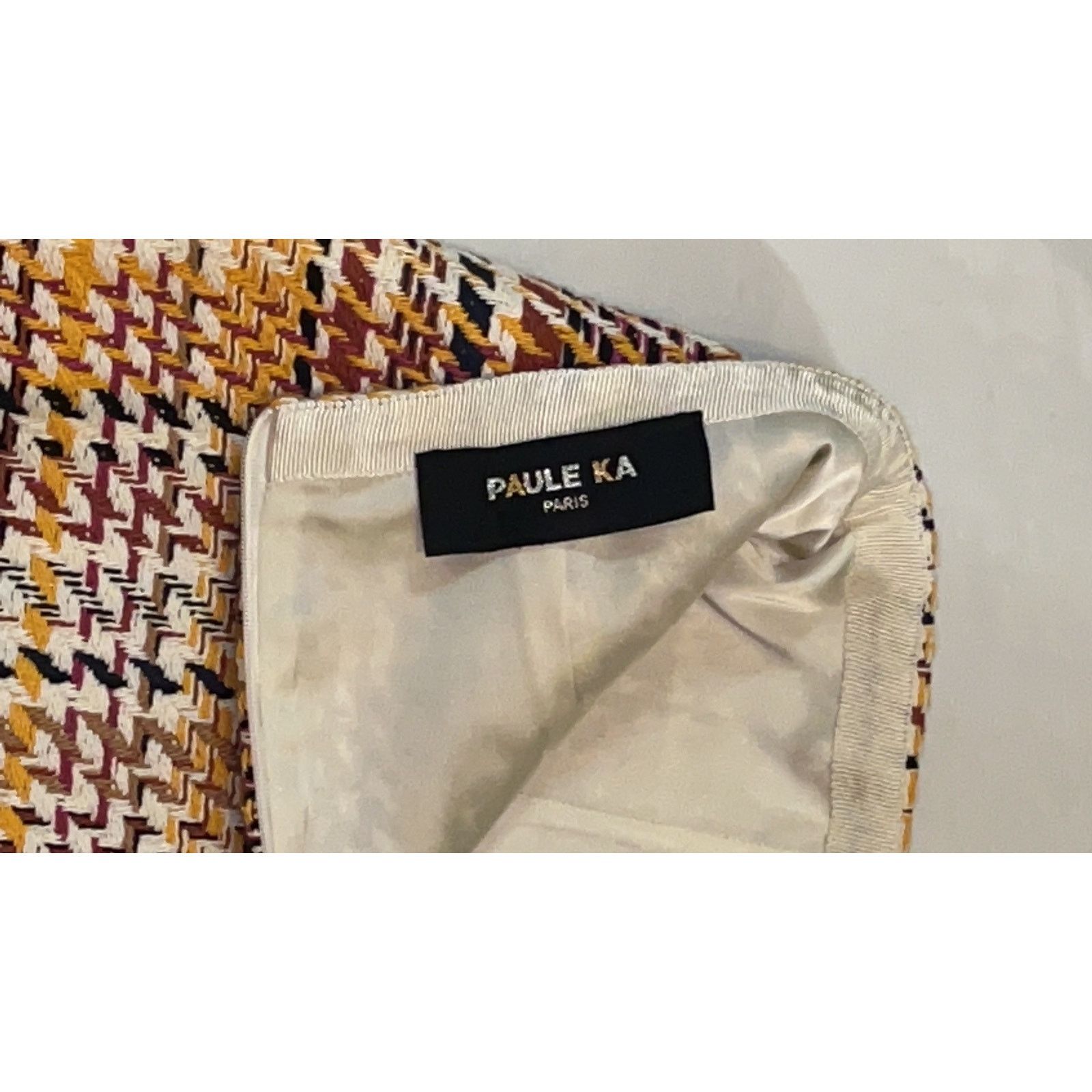 Other PAULE KA Paris Woven with Fringe Skirt - M "sample" ~ NEW Size 28" / US 6 / IT 42 - 5 Thumbnail