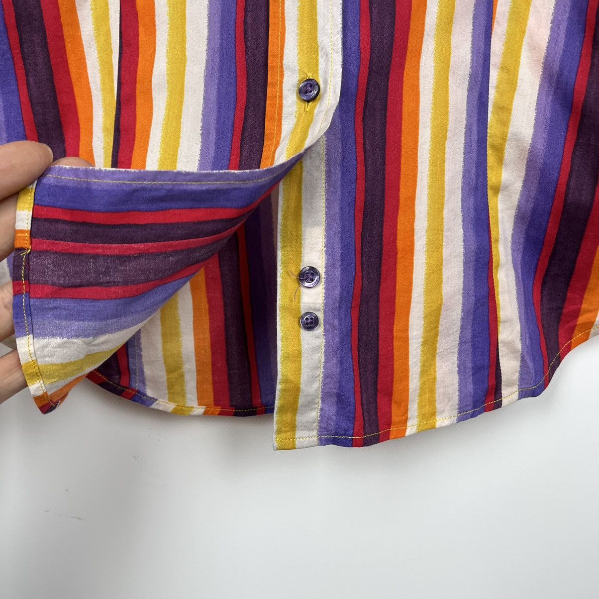 Etro Ladies Etro Milano stripped long sleeve button up Shirt Size XS / US 0-2 / IT 36-38 - 9 Thumbnail