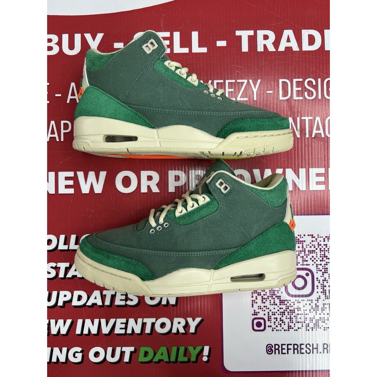 Jordan Brand Air Jordan 3 Retro Nina CHANEL Abney Size 6w/4.5y FZ7974-300 Size US 6 / IT 36 - 3 Thumbnail