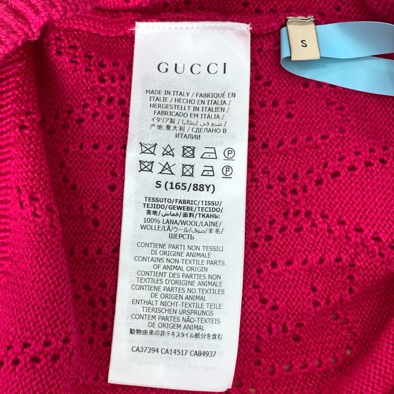 Gucci Gucci Double G Logo Cut-Out Design Hot Pink Wool Knitted Car Size S / US 4 / IT 40 - 3 Thumbnail