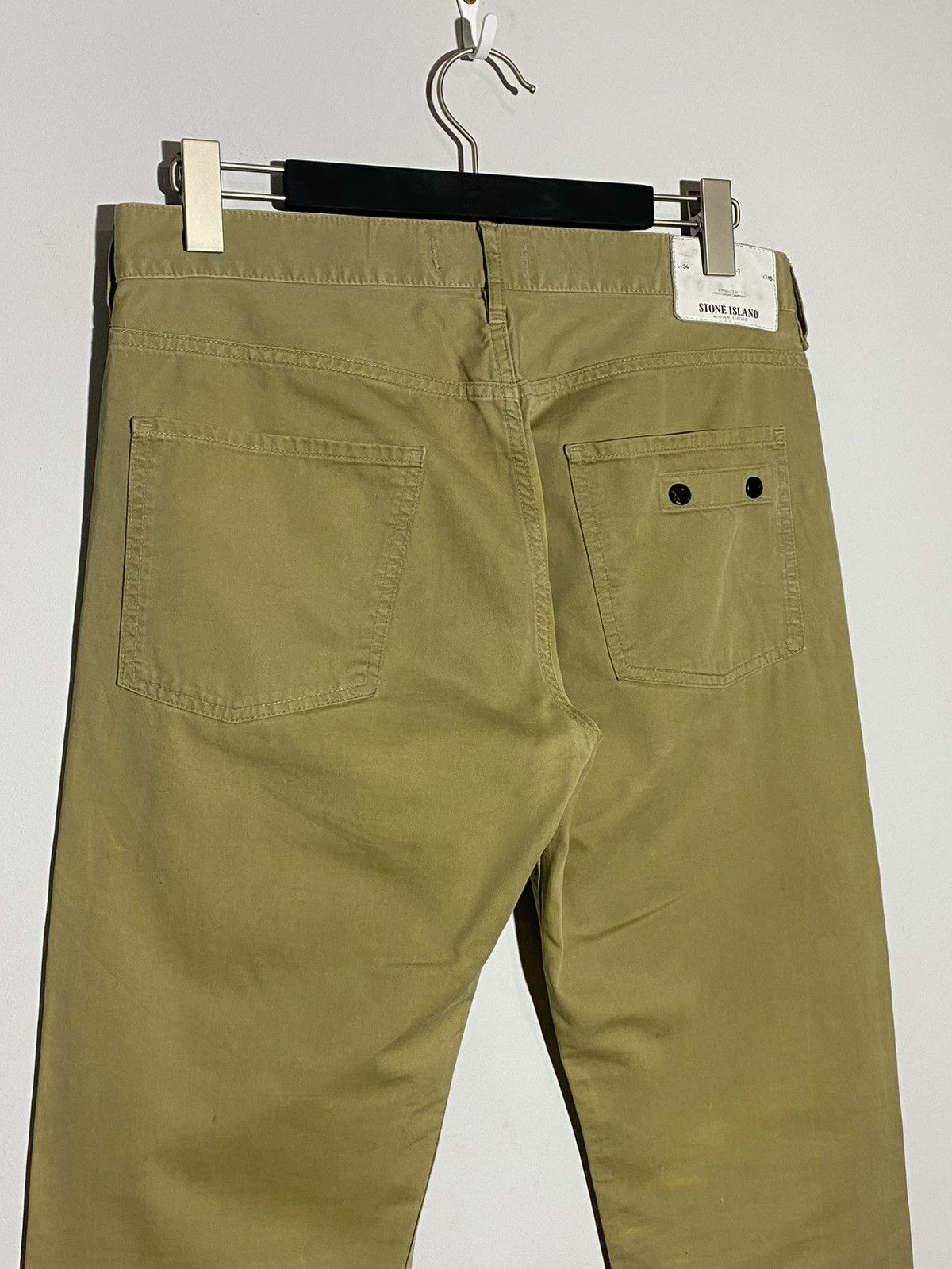 Stone Island Vintage Stone Island Pants Beige Luxury Pants 32x34 Size US 32 / EU 48 - 2 Thumbnail