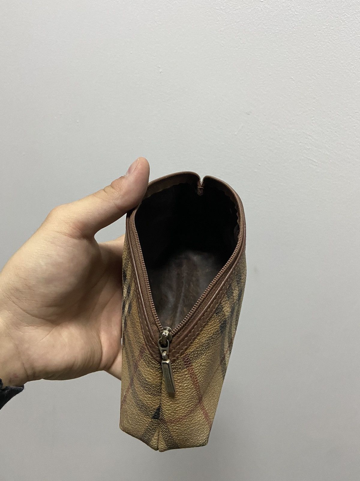 Burberry × Vintage Burberry Small Bag Vintage Nova Check Logo Luxury Size ONE SIZE - 4 Thumbnail