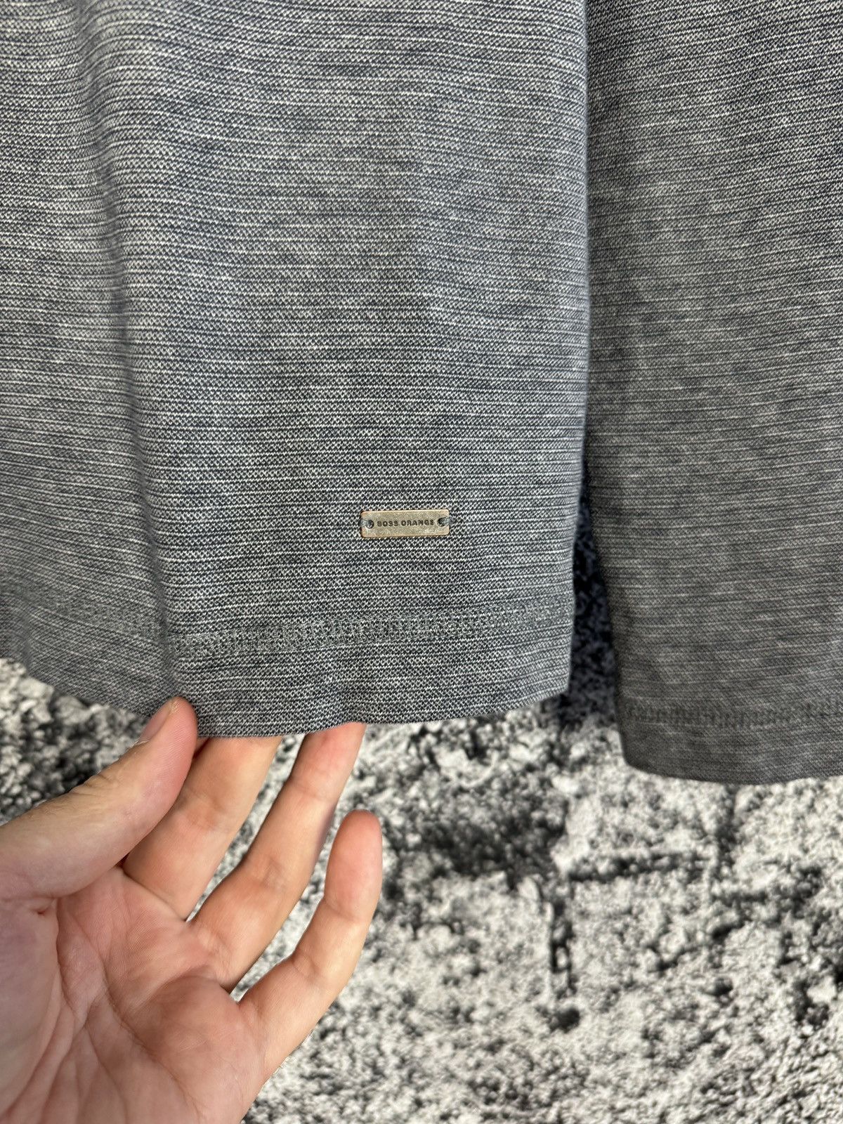 Hugo Boss BOSS Hugo Boss Long Sleeve Henley Shirt Slim Fit Size M Size US M / EU 48-50 / 2 - 6 Thumbnail