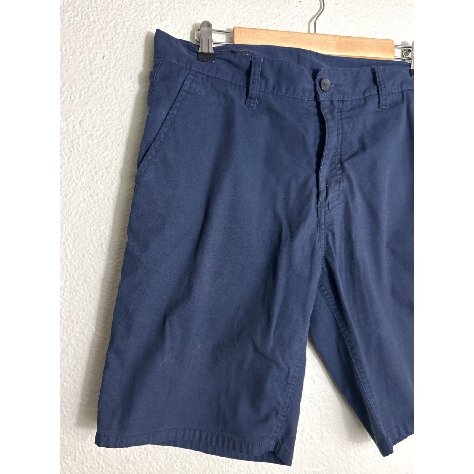 Oakley Oakley Mens Cargo Shorts Navy Blue Cotton 34x10 Size US 34 / EU 50 - 2 Thumbnail