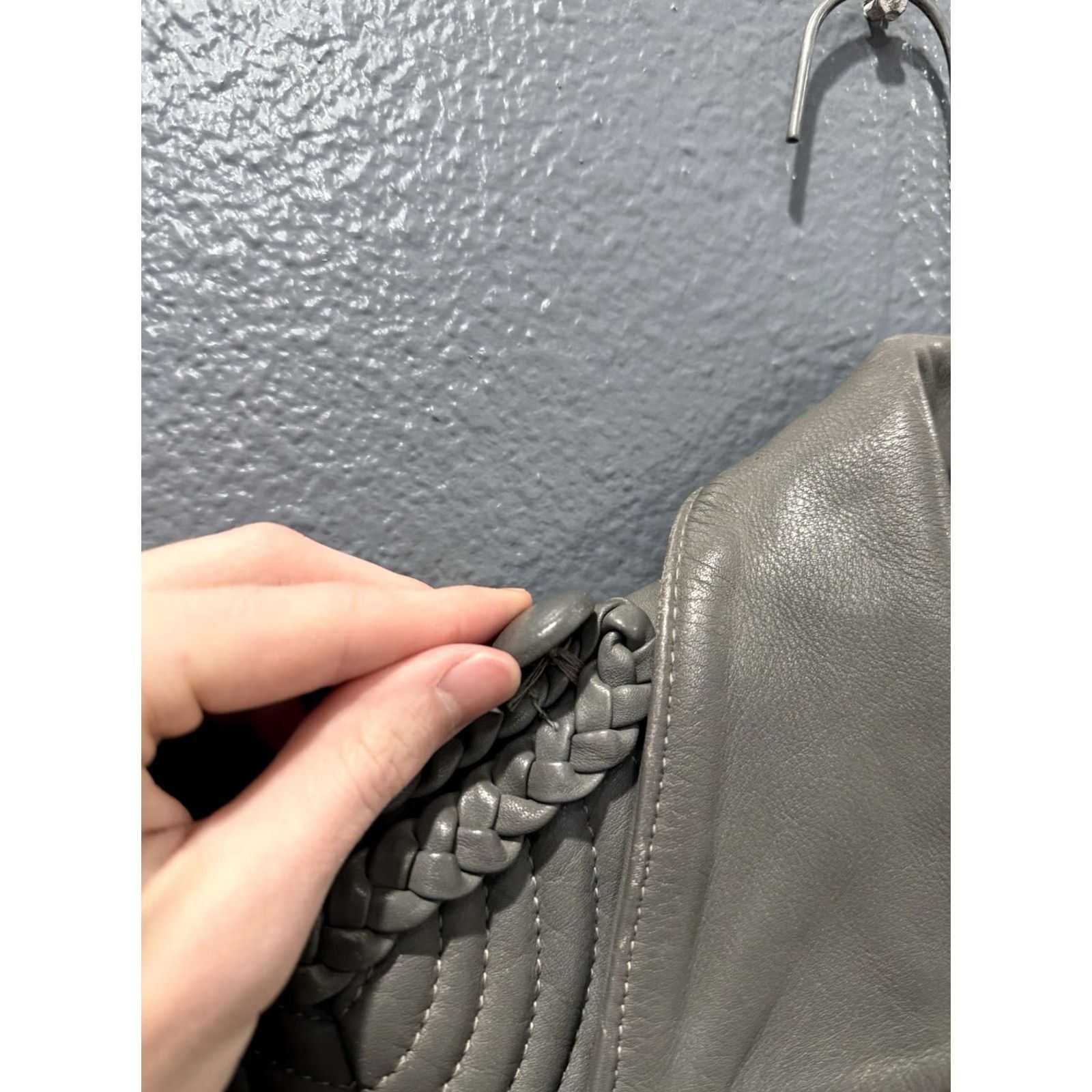 Harley Davidson VINTAGE Harley-Davidson Hein Gericke Gray Leather Biker Jacket Women 36 Sz 36 Leather Motorcycle 70s Size XS / US 0-2 / IT 36-38 - 4 Thumbnail