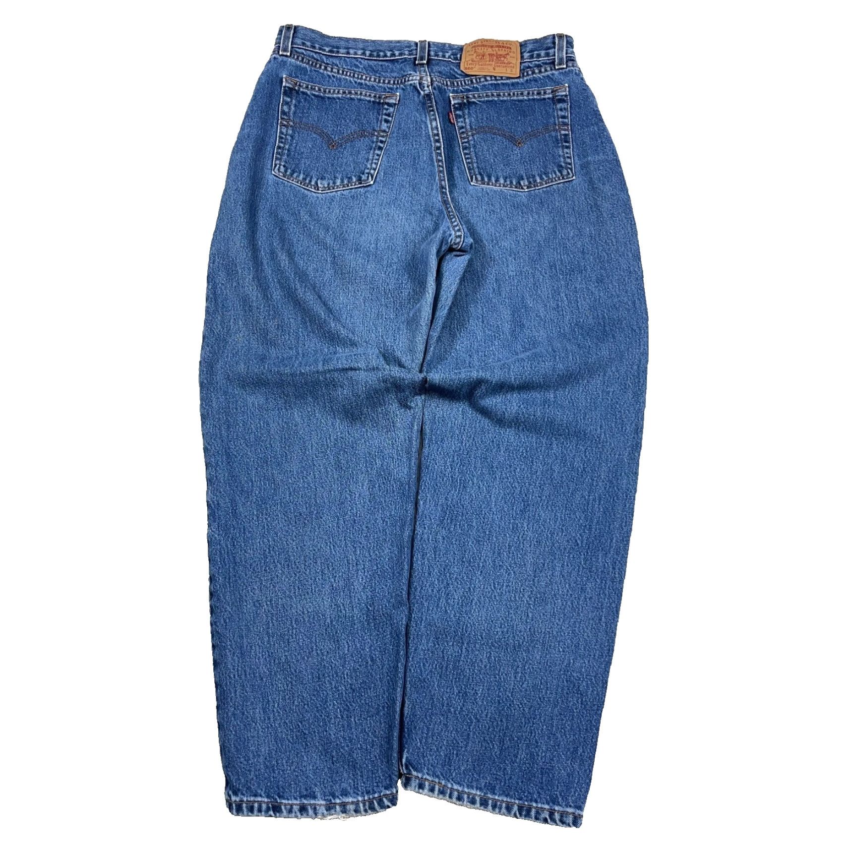 Levi's VINTAGE Levi's Jeans Women 14 32x29 560 Straight Leg Baggy Relaxed Blue Denim 80s 90s USA Mens? Size 36" / US 14 / IT 50 - 2 Thumbnail