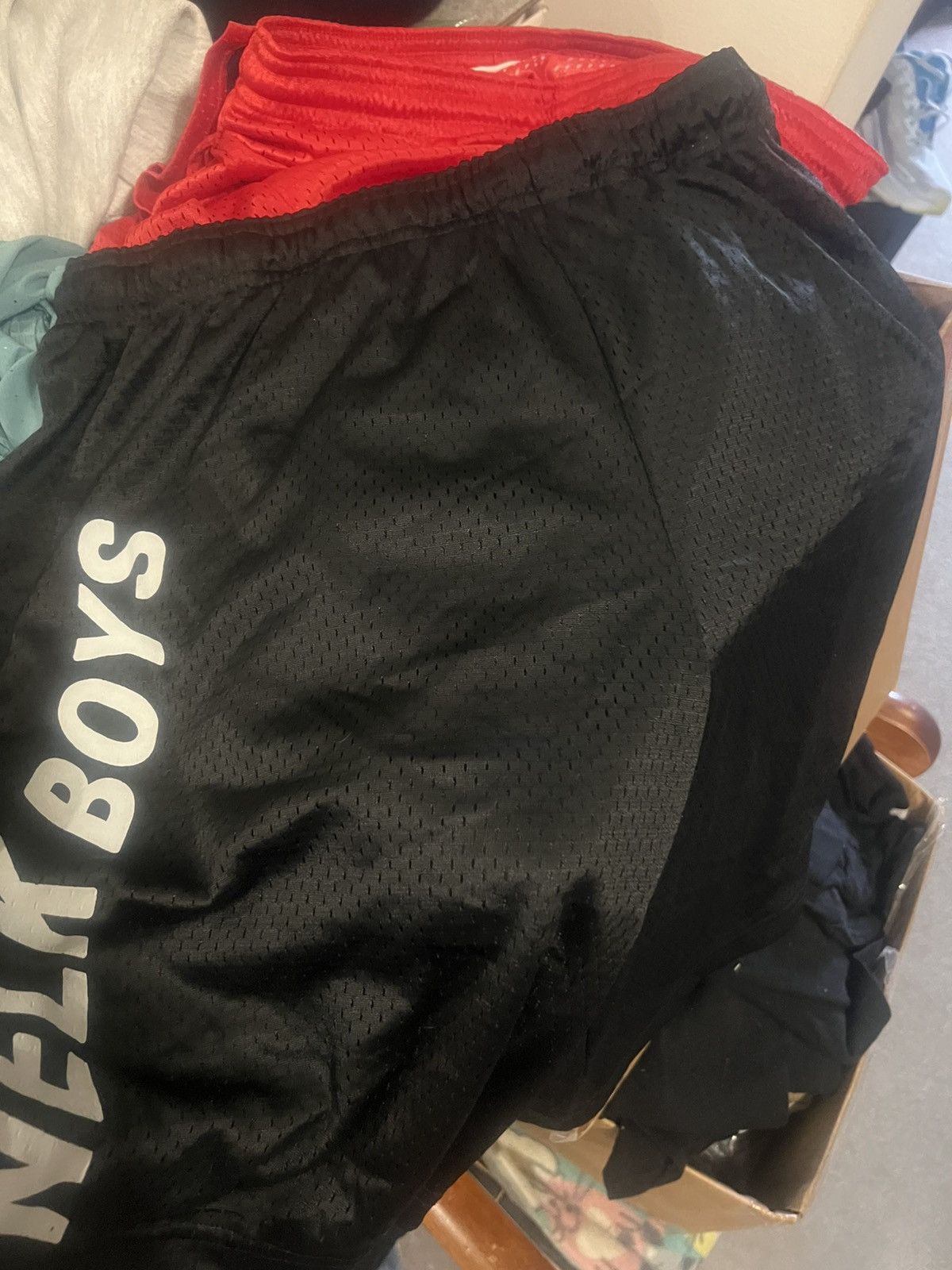 Champion Nelk Boys Full Send Champion black mesh shorts large Size US 32 / EU 48 - 3 Thumbnail