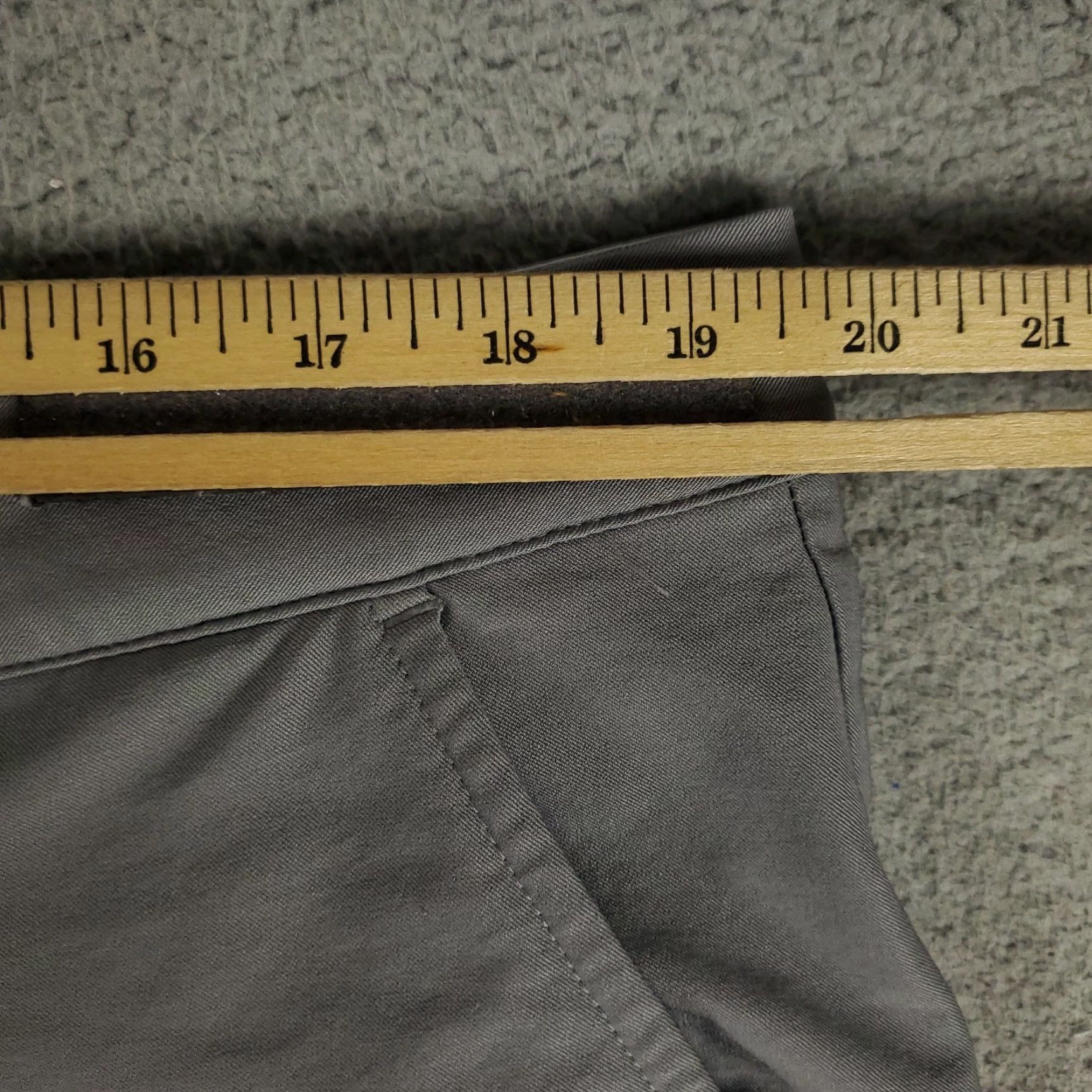 Adidas Adidas Pants Mens 40x30 Gray Chino Flat Front Regular Size US 40 / EU 56 - 3 Thumbnail