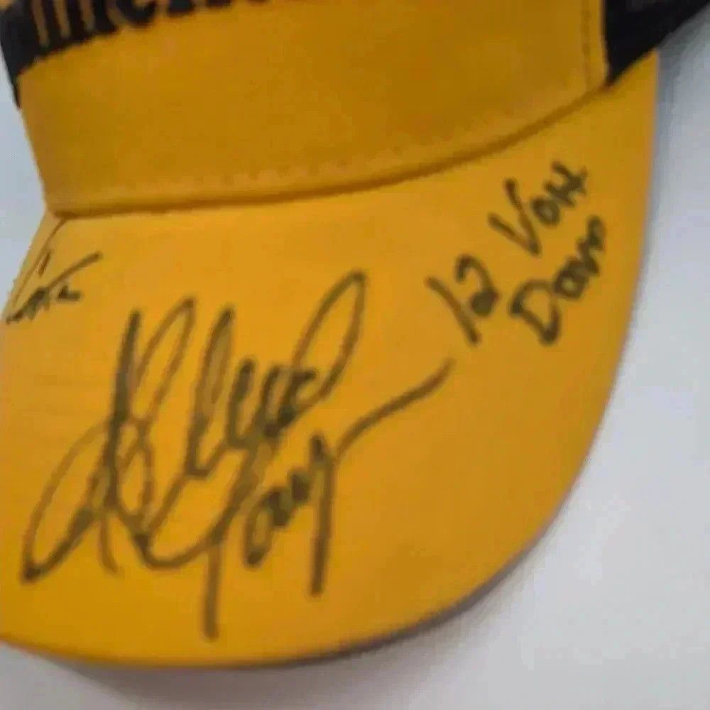 Vintage Continental Tire Signed Hat Autographed by 4 Lucky, 12v Dav Size ONE SIZE - 3 Thumbnail