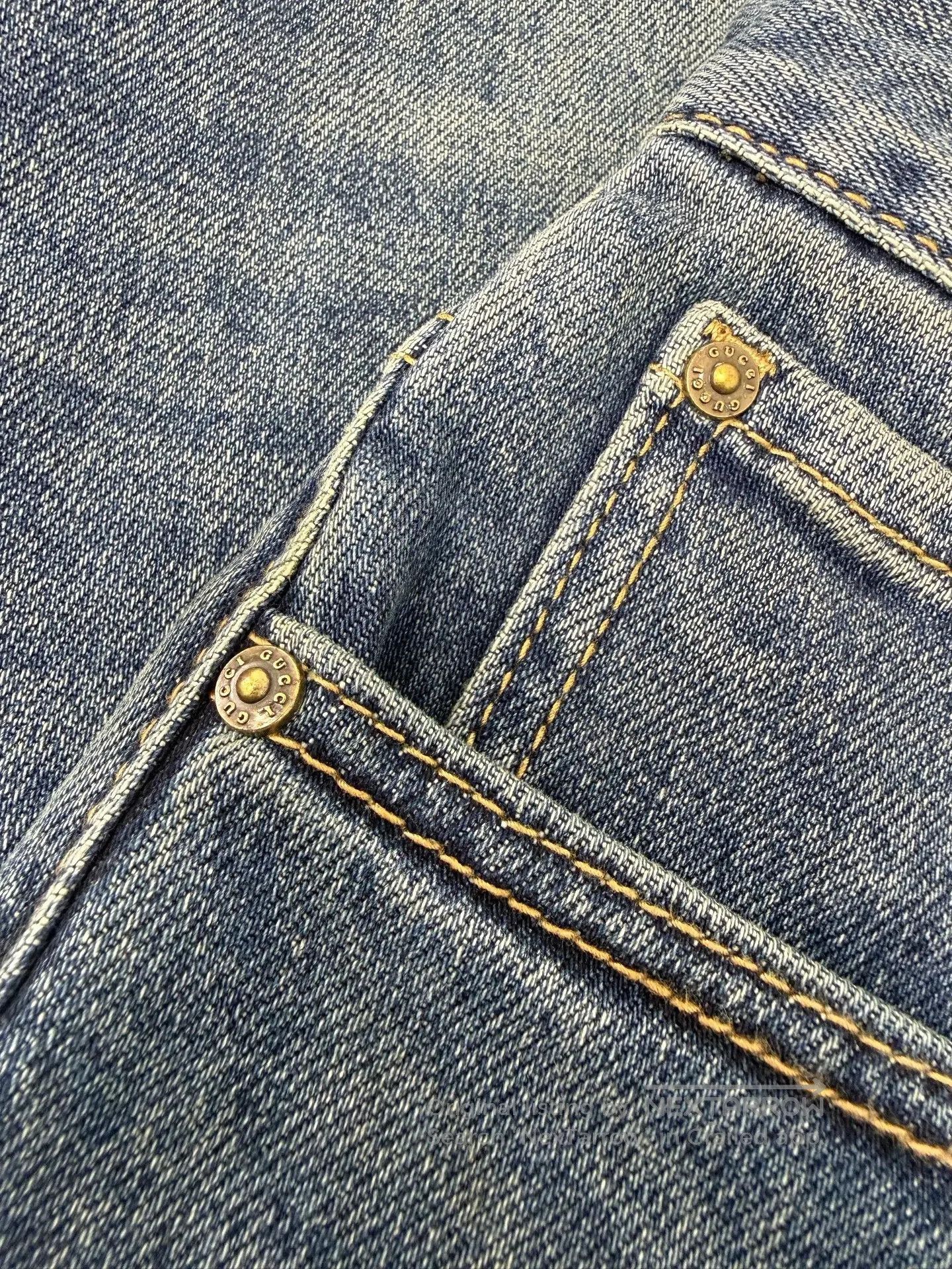 Gucci Gucci Blue Denim Jeans. Size 37" - 6 Thumbnail