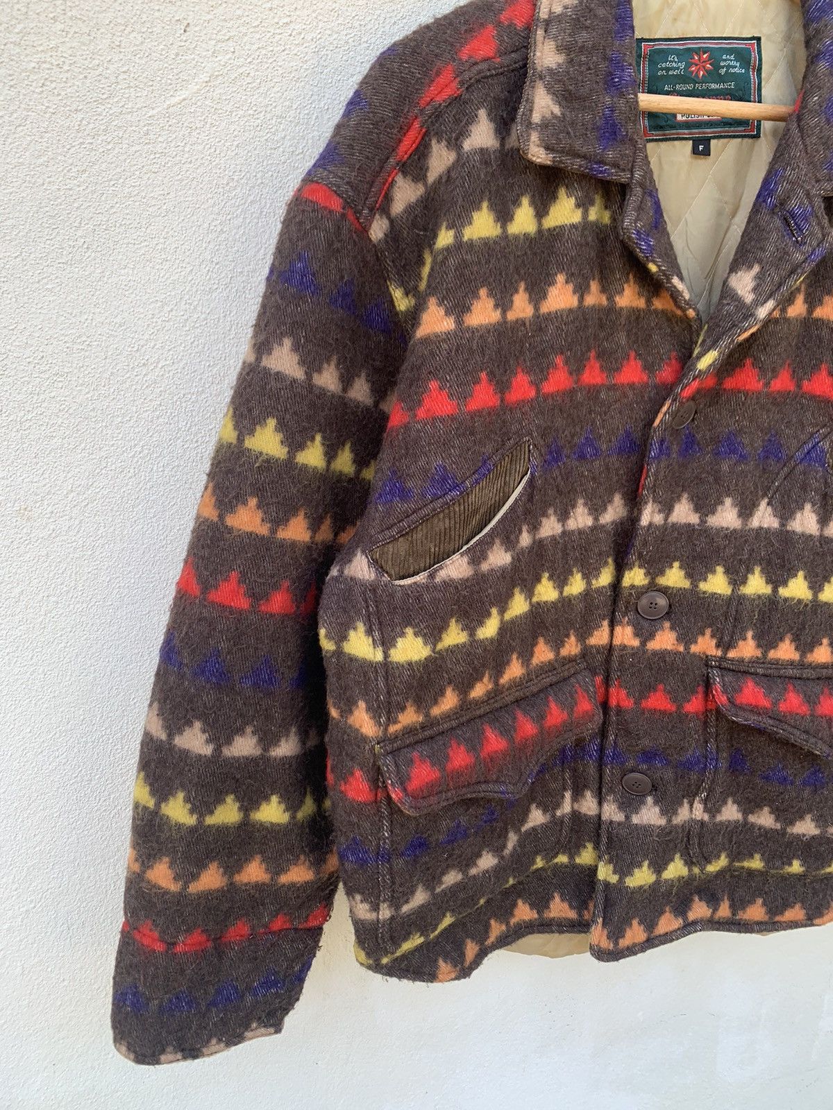 Japanese Brand Crazy Cozy Art Blanket Outdoor Jacket Size US L / EU 52-54 / 3 - 5 Thumbnail