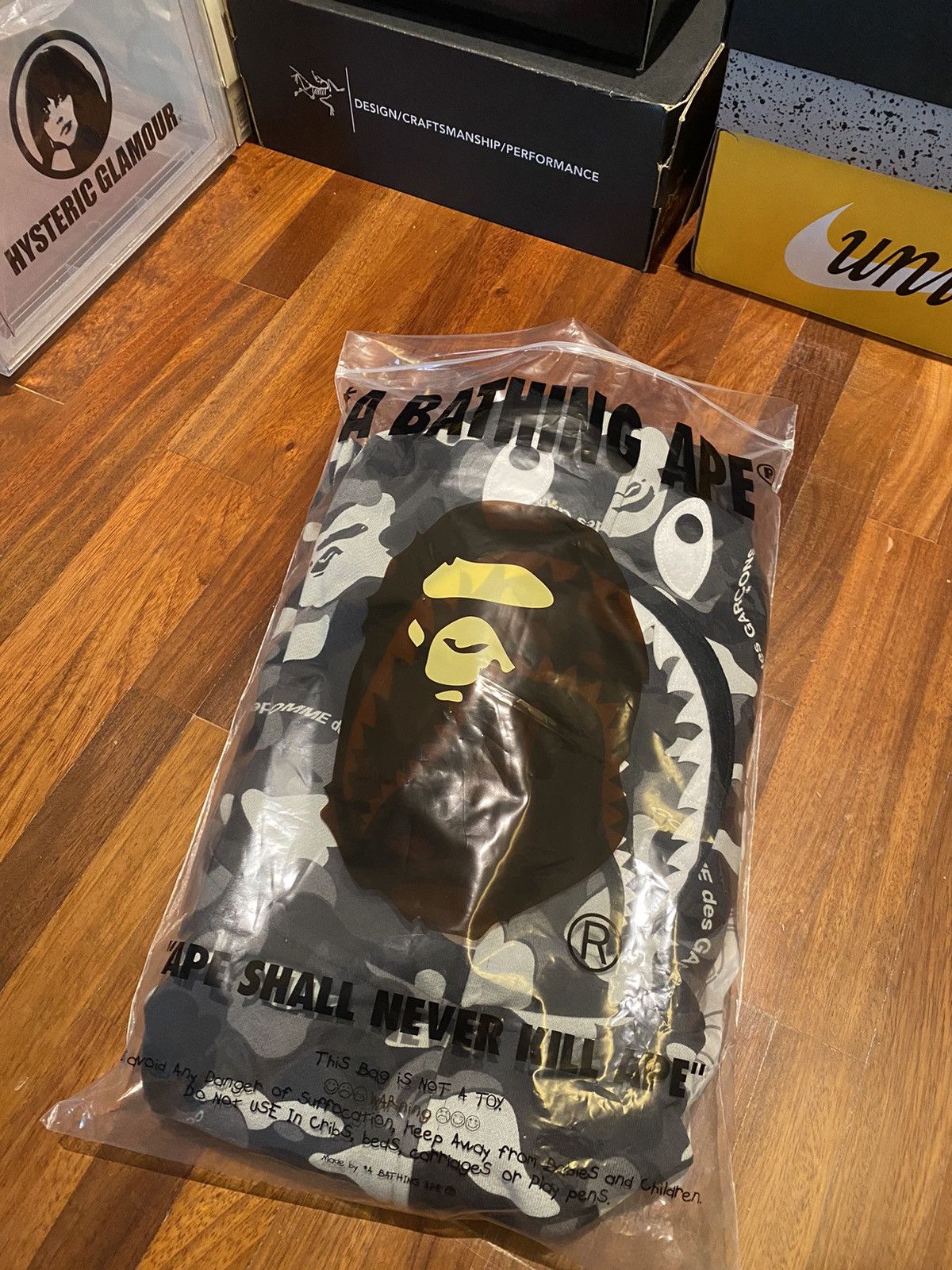 Bape x Comme des garçons Osaka shark hoodie