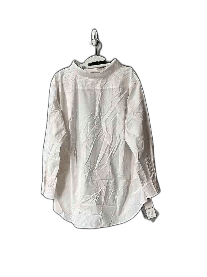 Balenciaga Balenciaga Long Sleeve Shirt in White Size US L / EU 52-54 / 3 - 1 Thumbnail